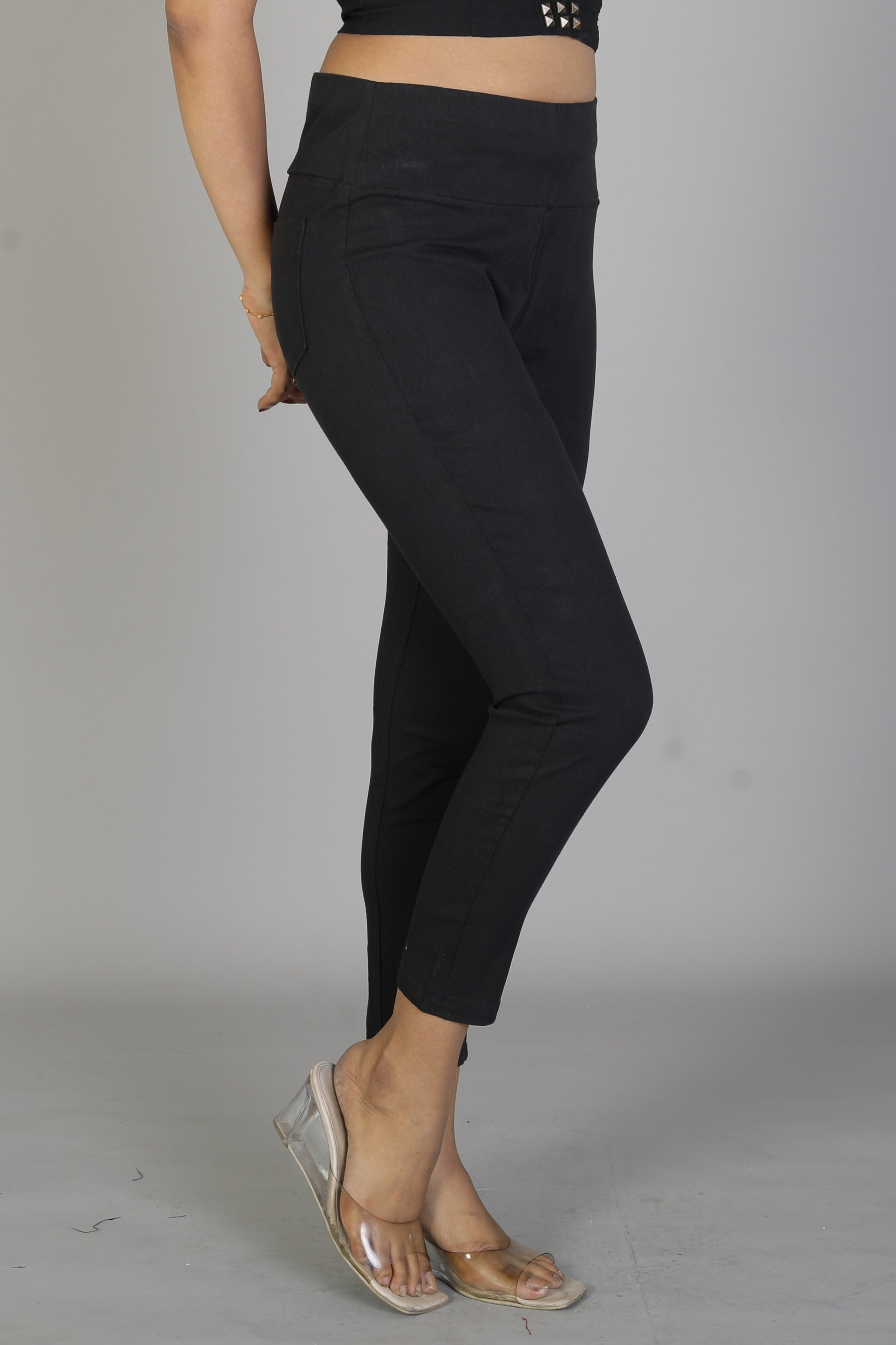 Women's Trendy Black Jeggings - Keya Seth Exclusive