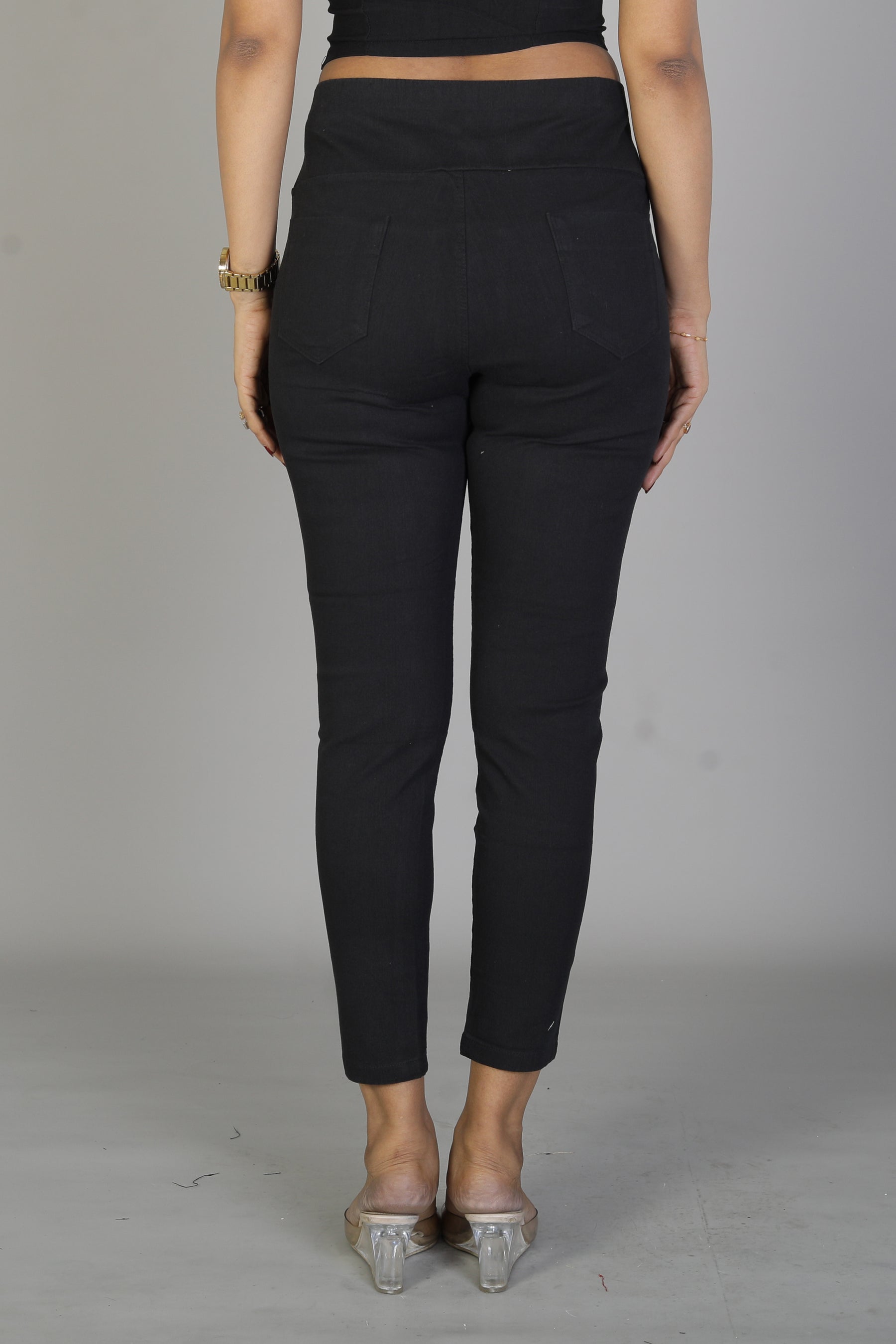 Women's Trendy Black Jeggings - Keya Seth Exclusive