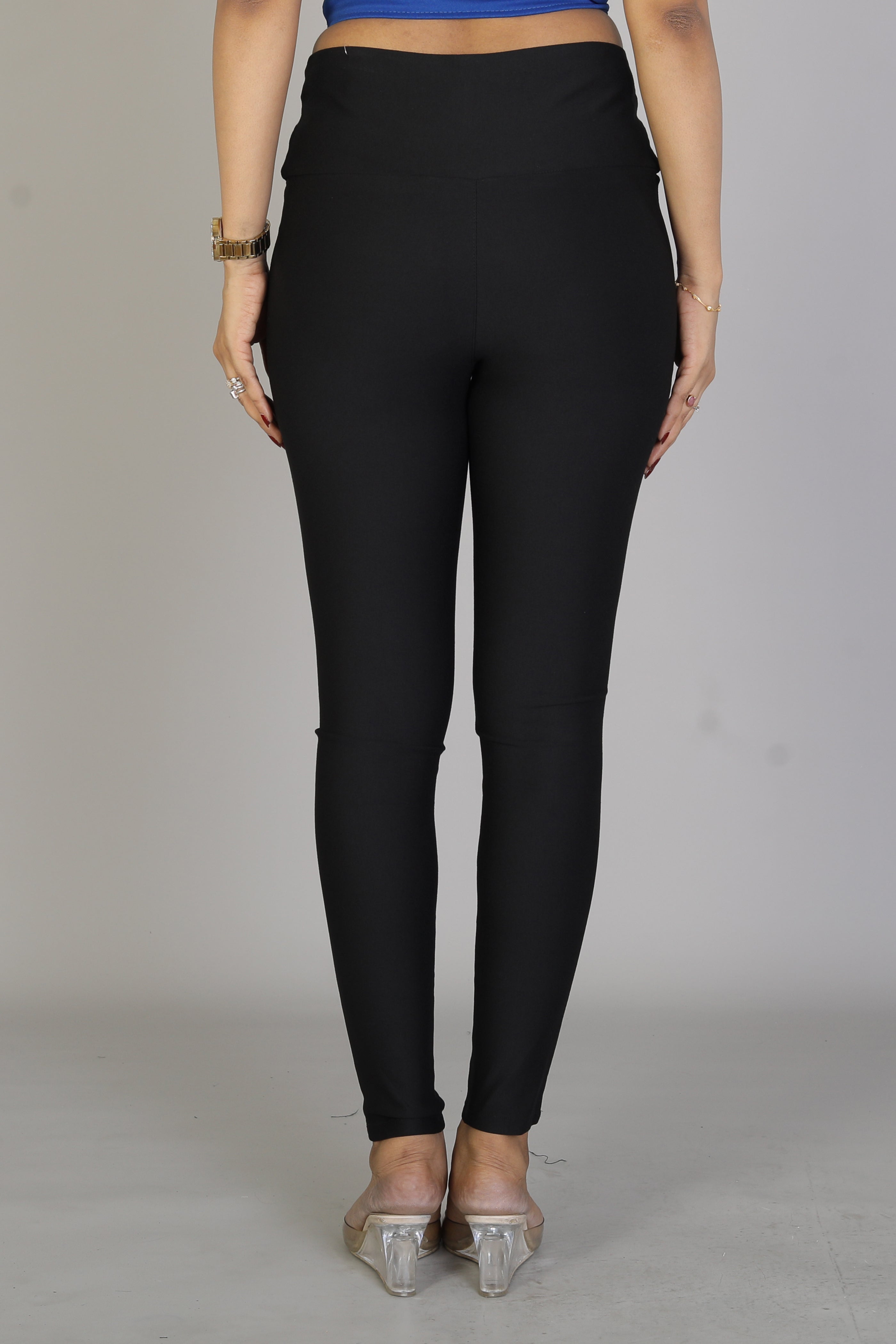 Women's Designer Black Jeggings - Keya Seth Exclusive