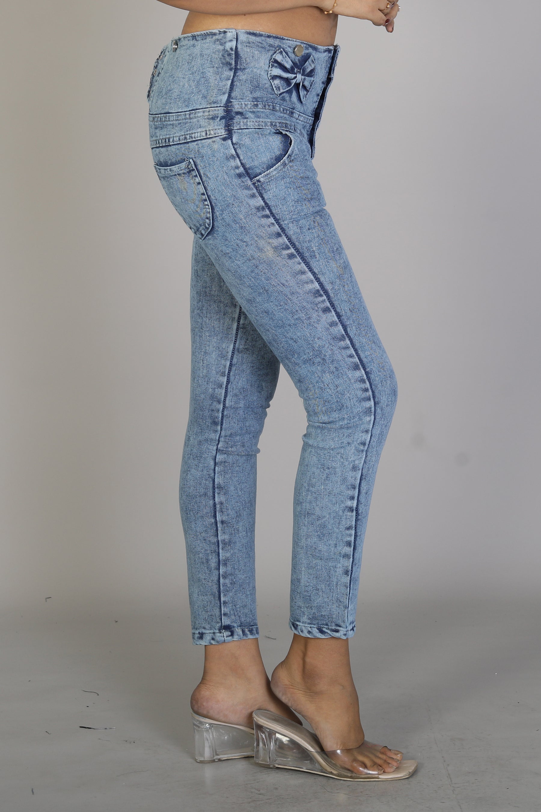 Women's Shaded Blue Jeggings - Keya Seth Exclusive