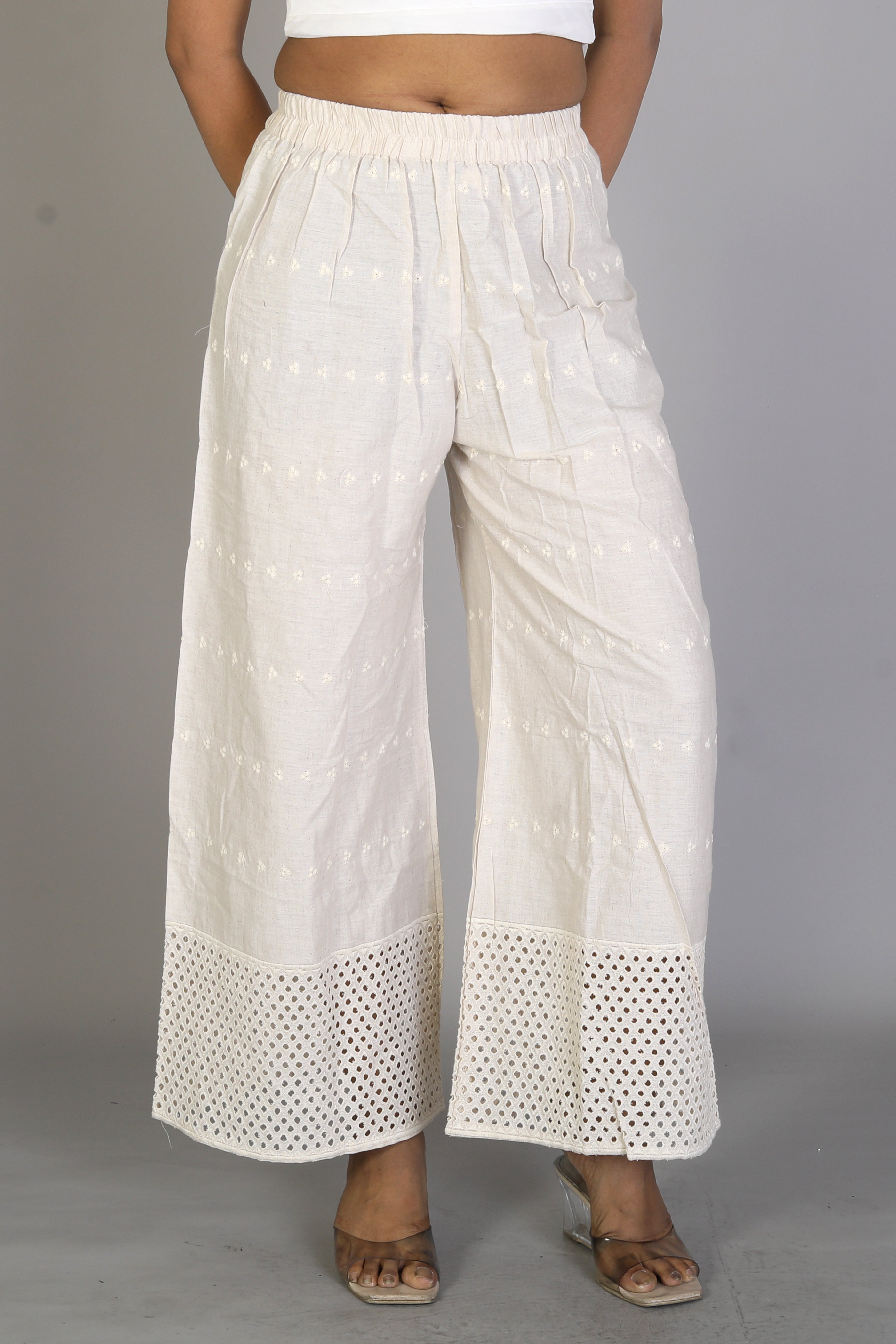 Women’s White Palazzo - Keya Seth Exclusive