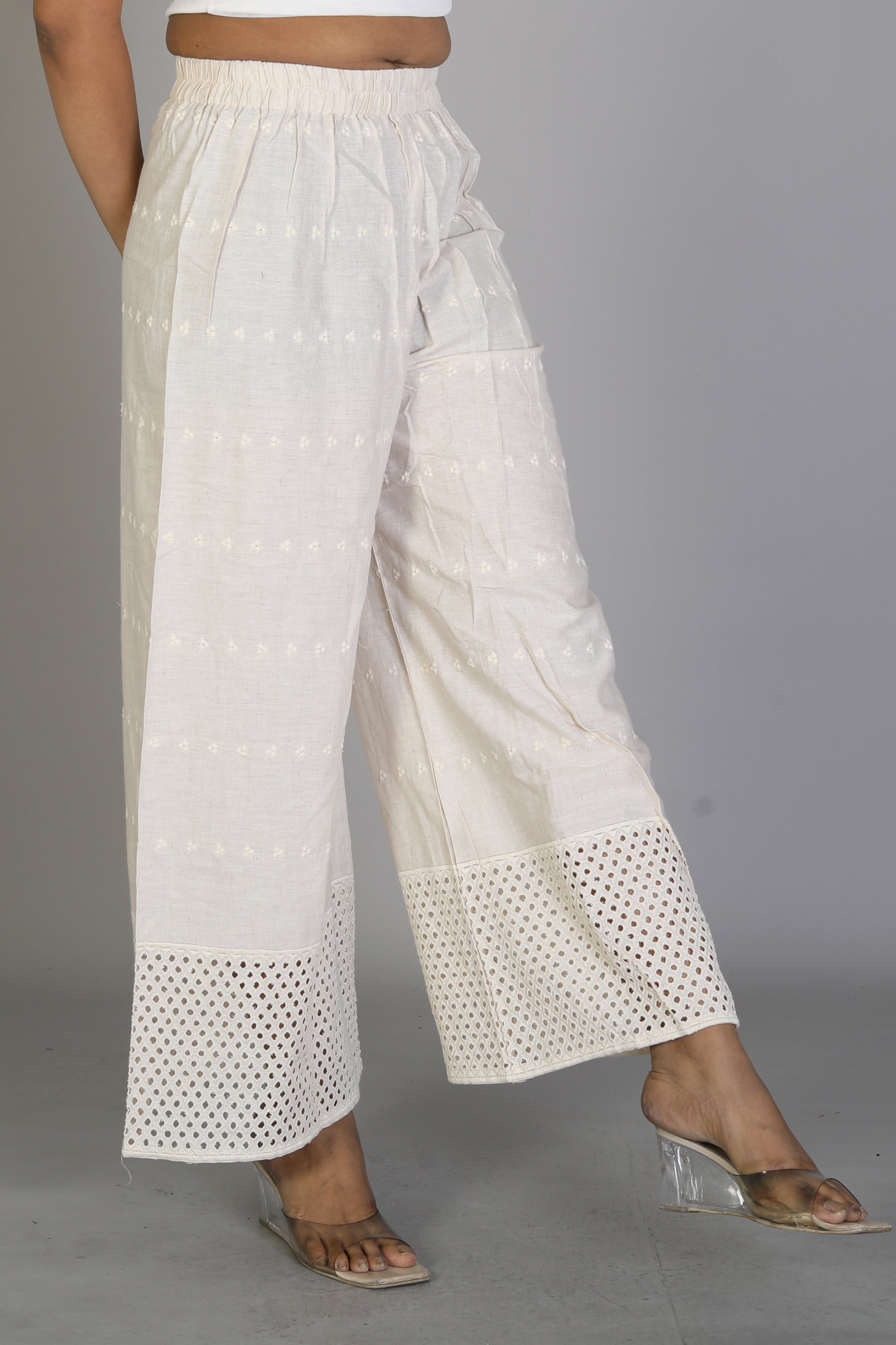 Women’s White Palazzo - Keya Seth Exclusive