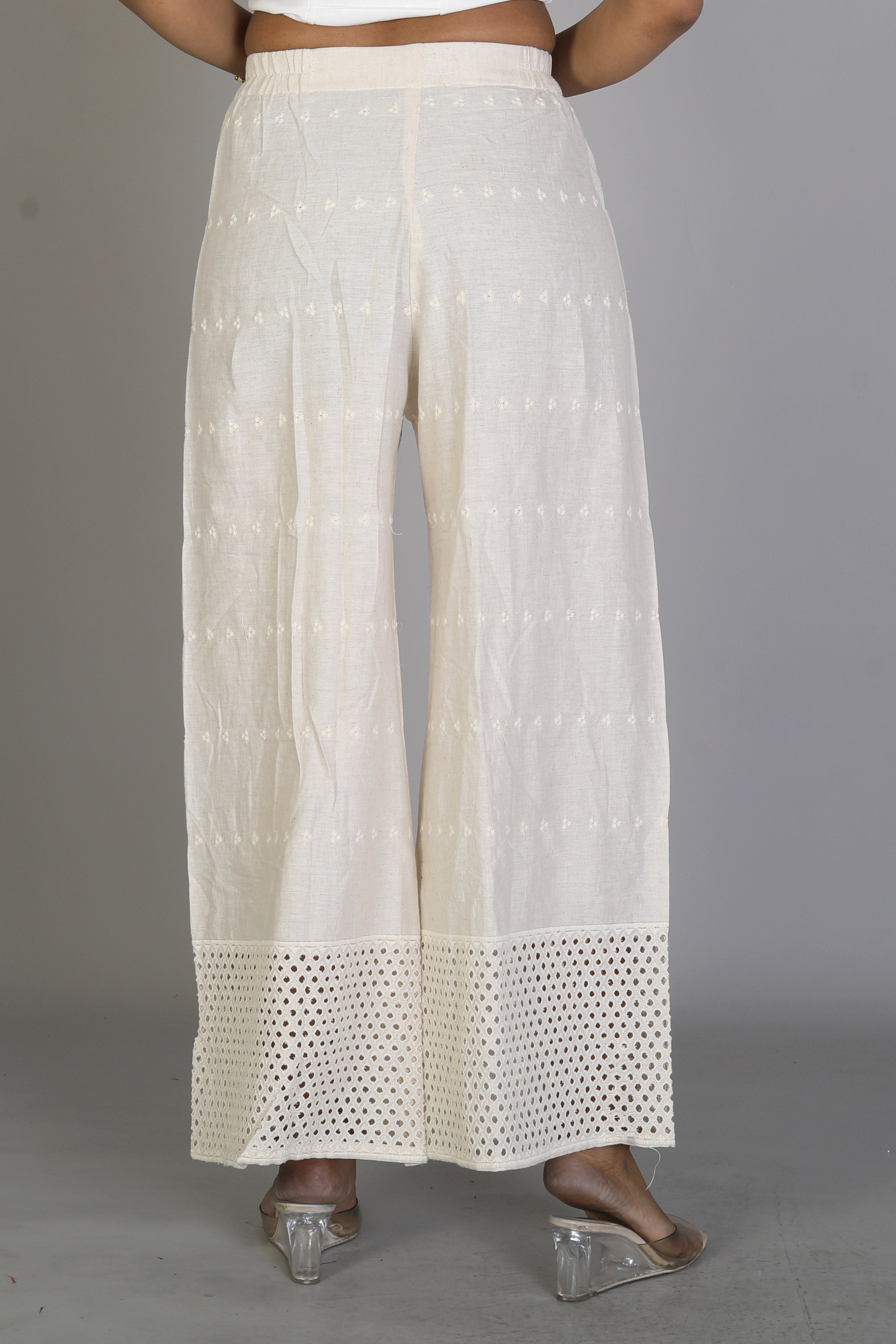 Women’s White Palazzo - Keya Seth Exclusive