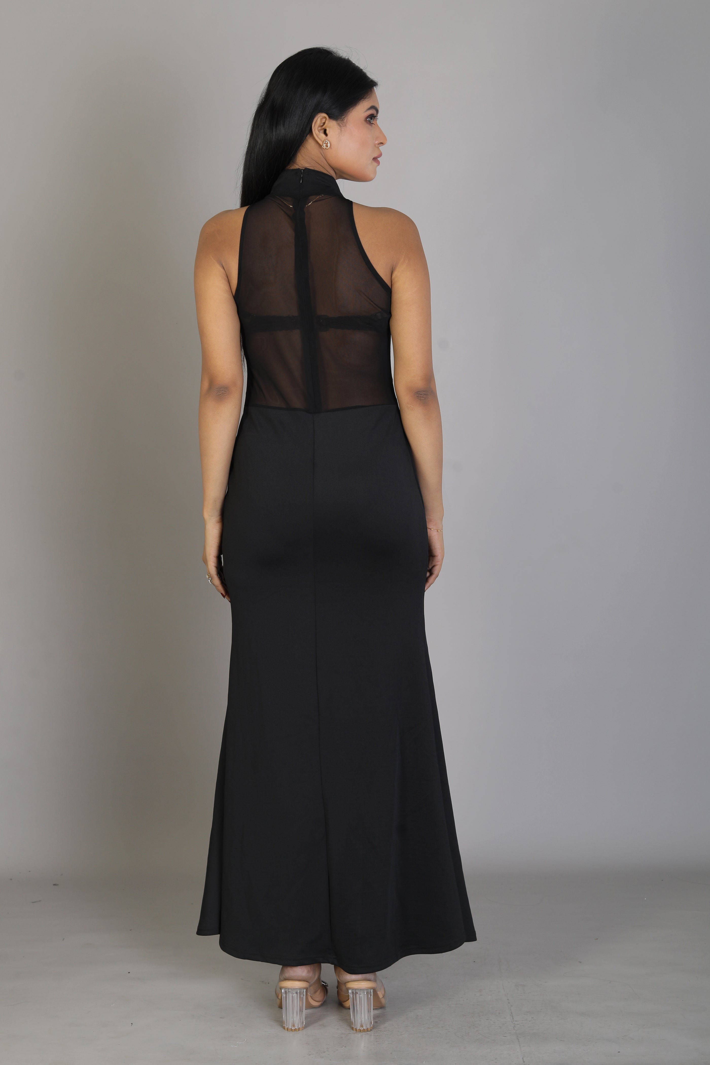 Black one-piece Bodycon Dress - Keya Seth Exclusive