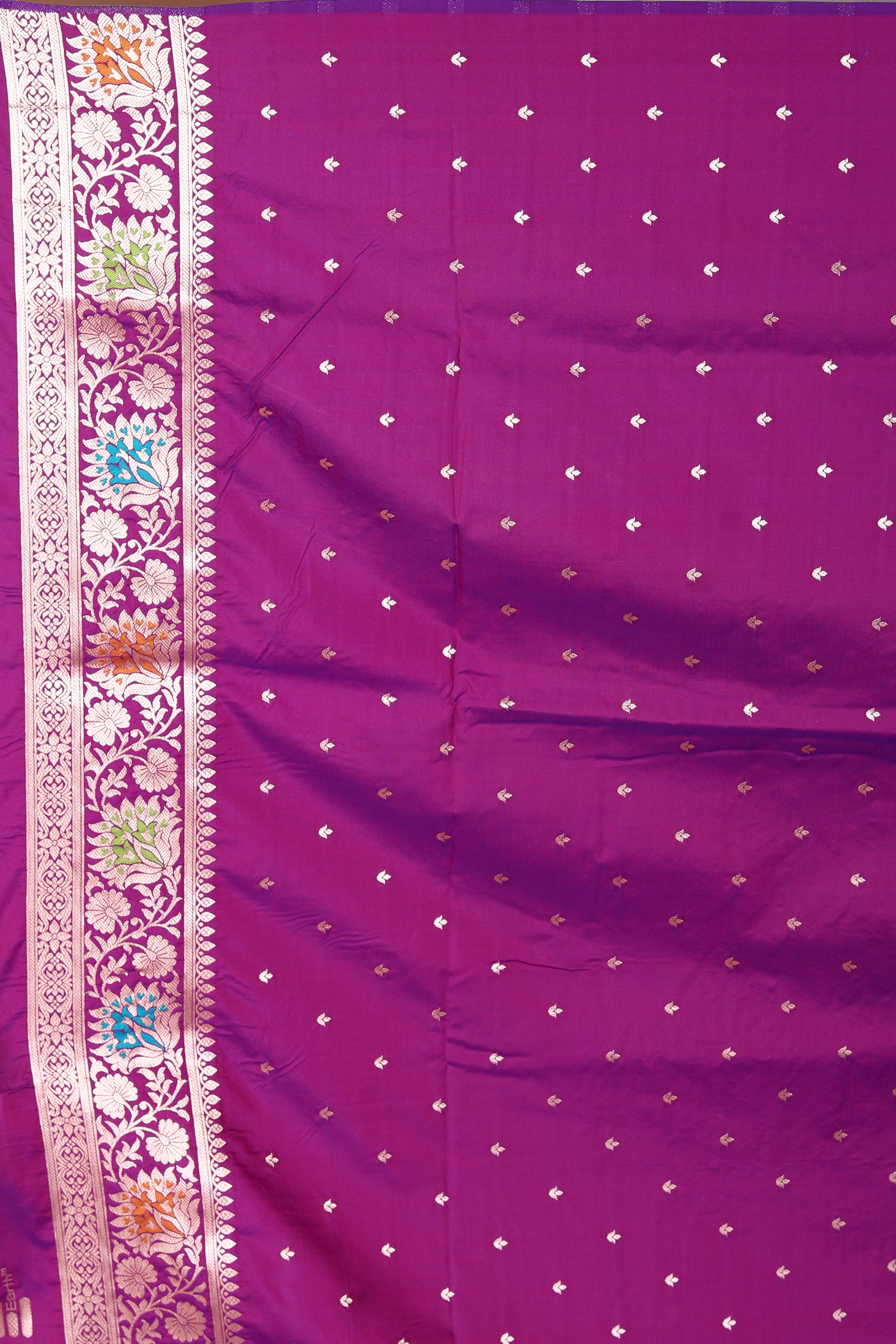 Purple Blended Mashru Silk Saree - Keya Seth Exclusive