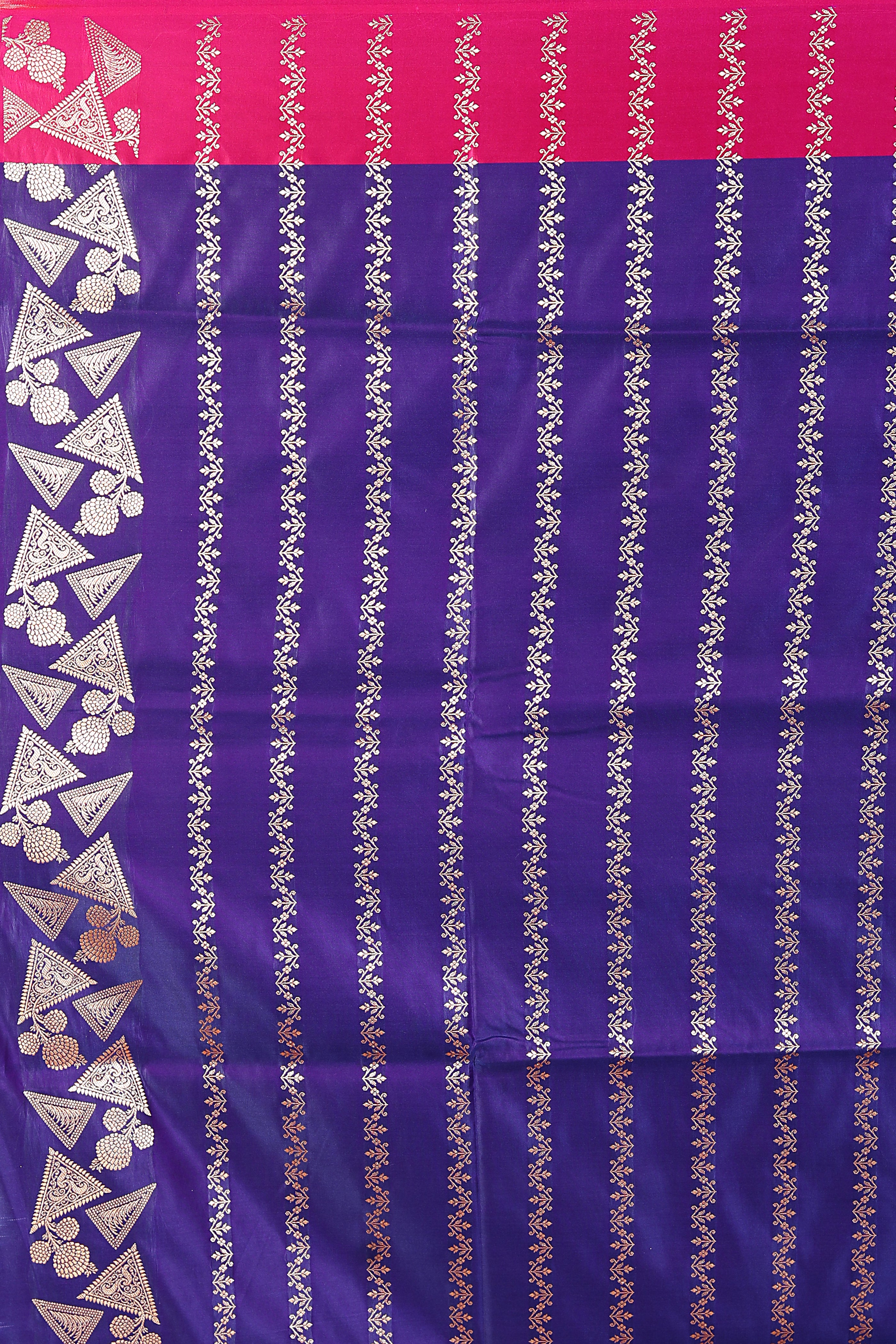 Violet Blended Mashru Silk - Keya Seth Exclusive