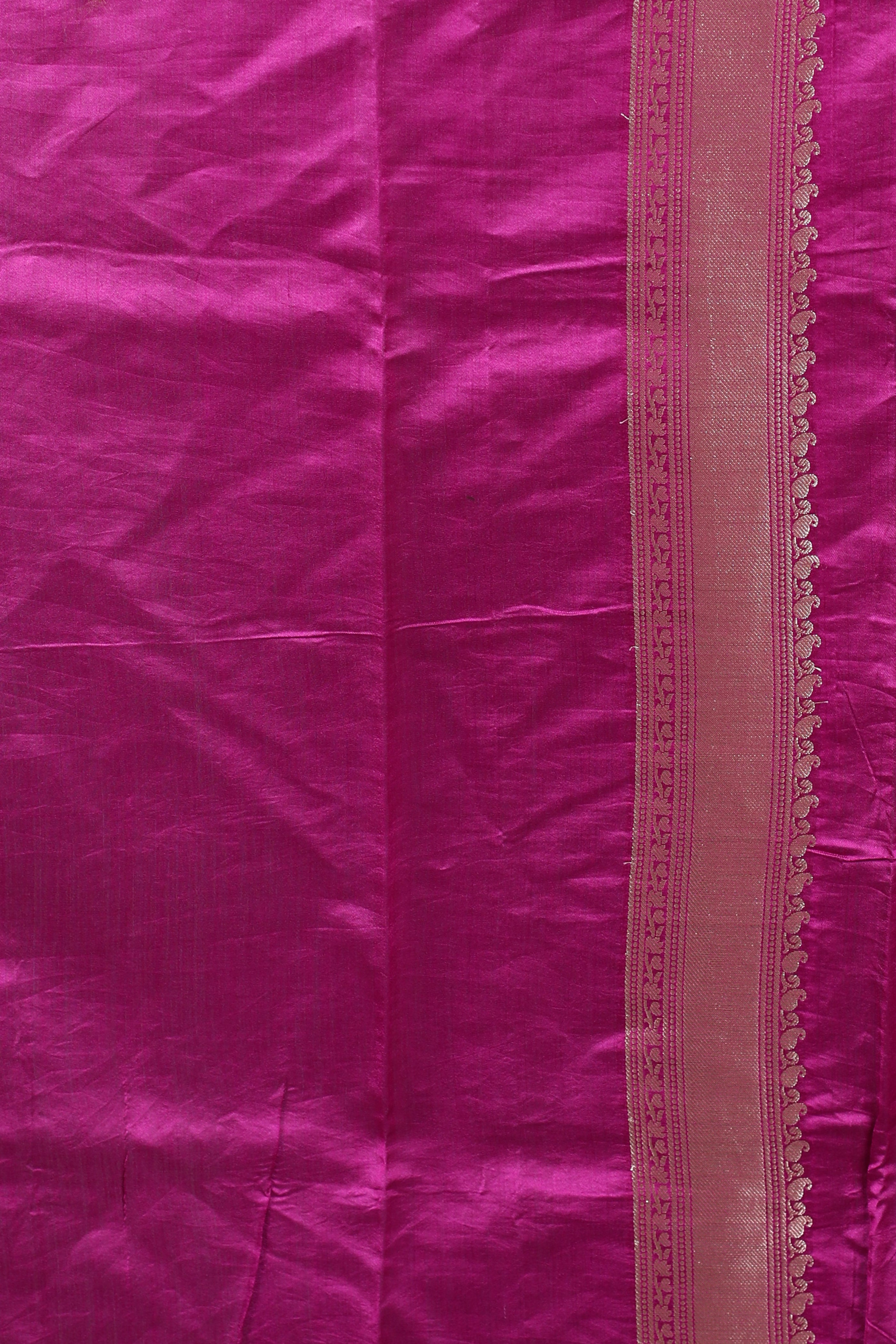 Magenta Pure Chiniya Silk Saree