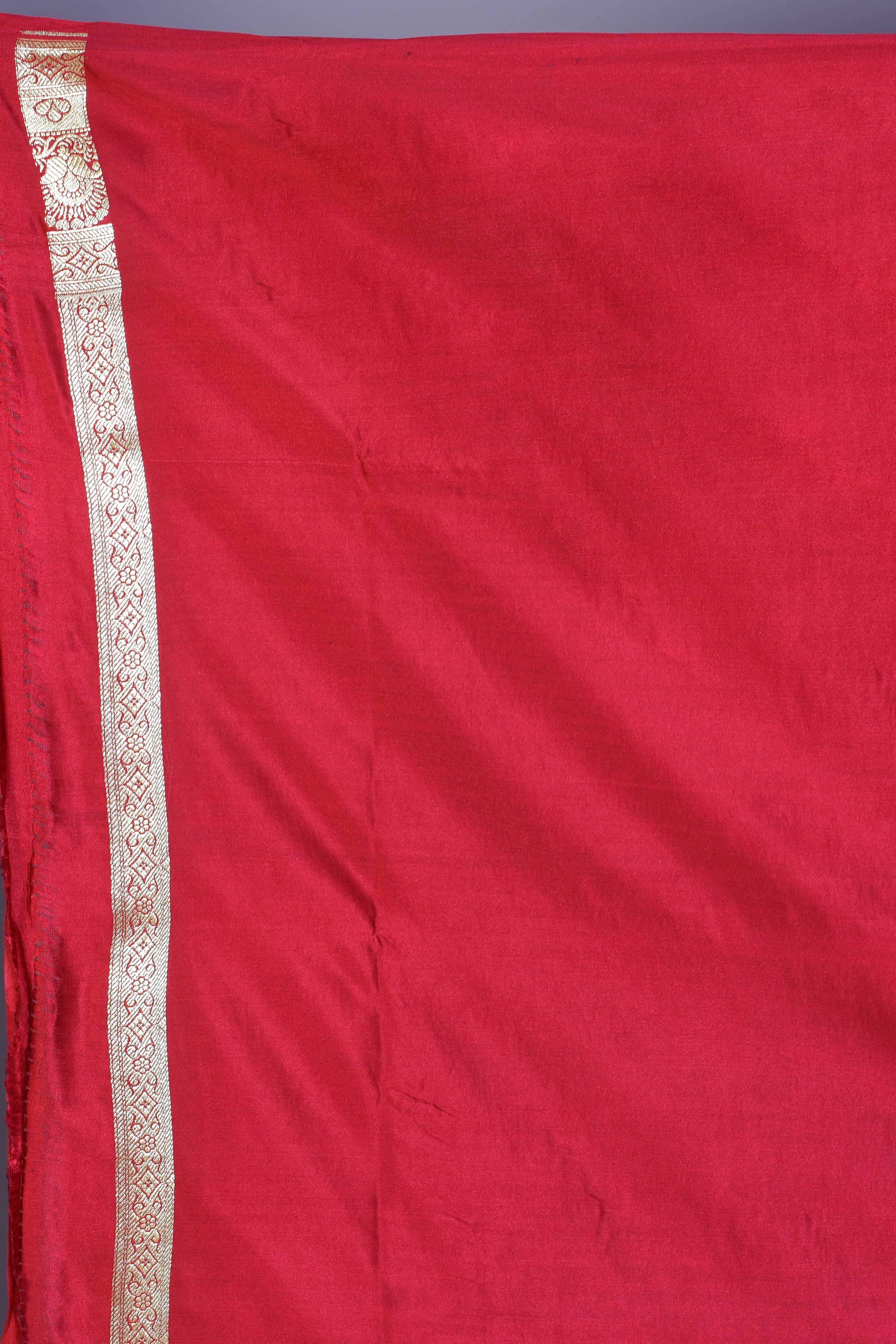 Maroon Banarasi Saree with Blouse Piece - Keya Seth Exclusive
