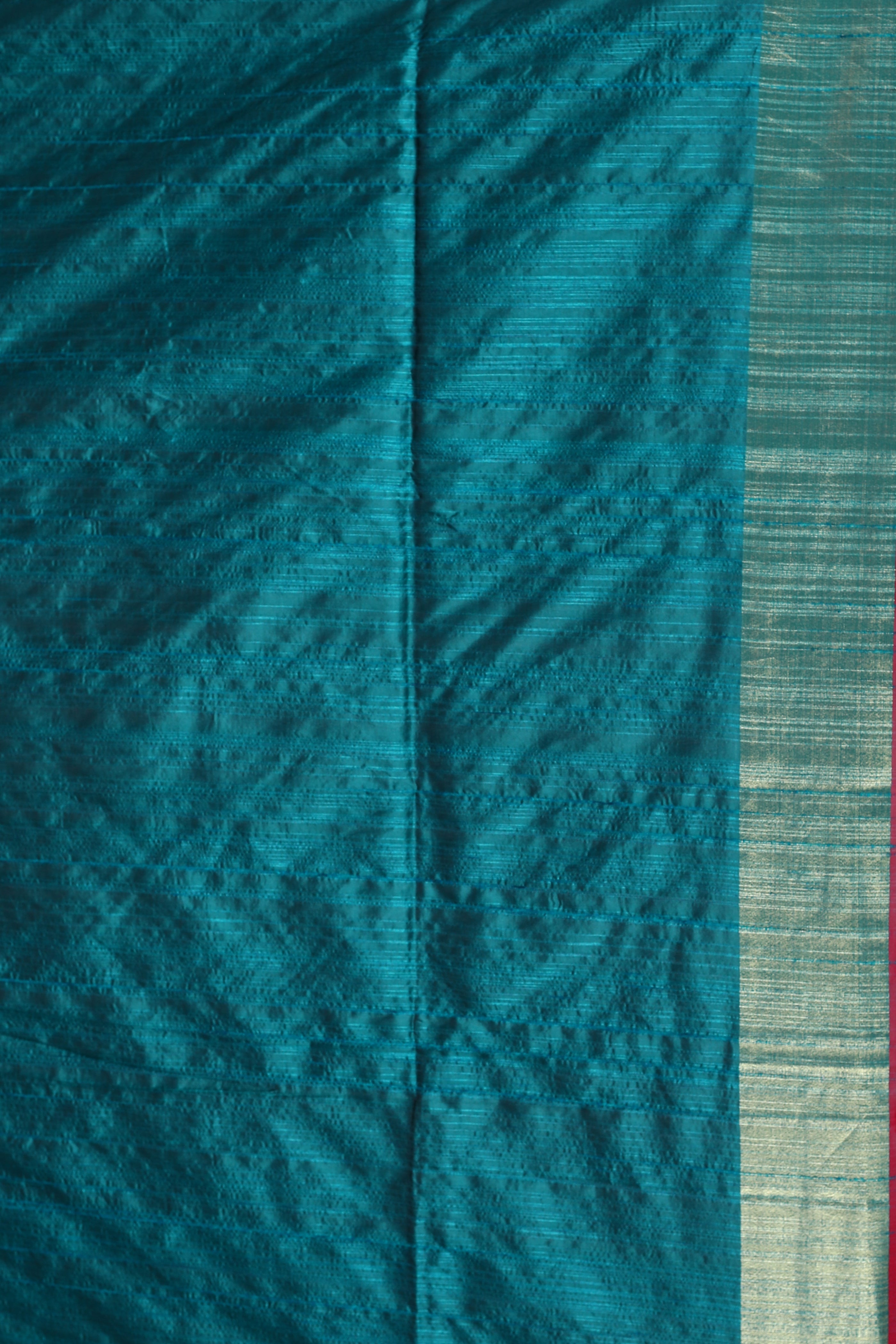 Rust Blended Silk Saree