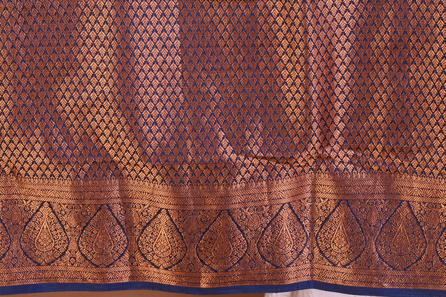 Navy Blue Art Silk Saree - Keya Seth Exclusive