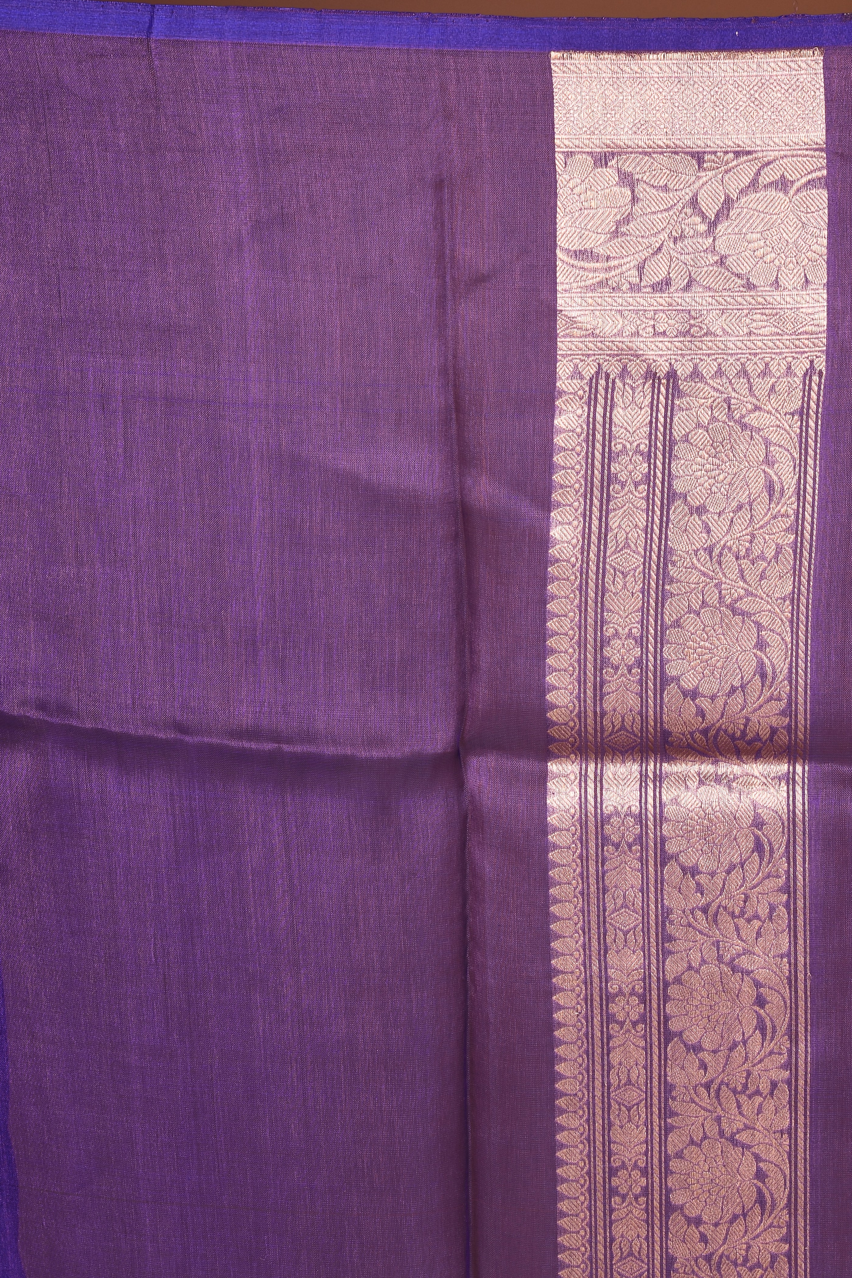 Royal Blue Pure Tissue Saree - Keya Seth Exclusive