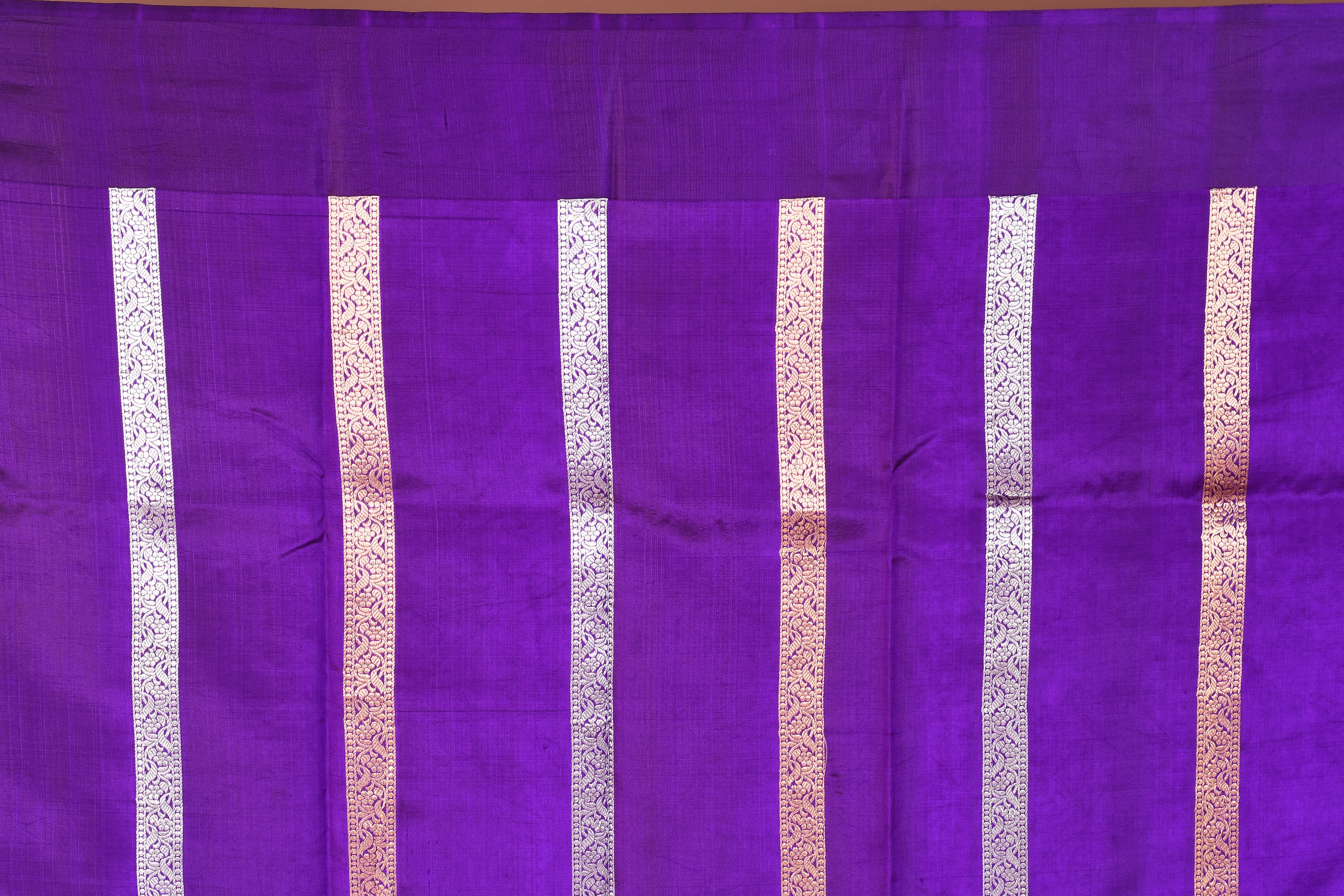 Violet Pure Katan Saree - Keya Seth Exclusive
