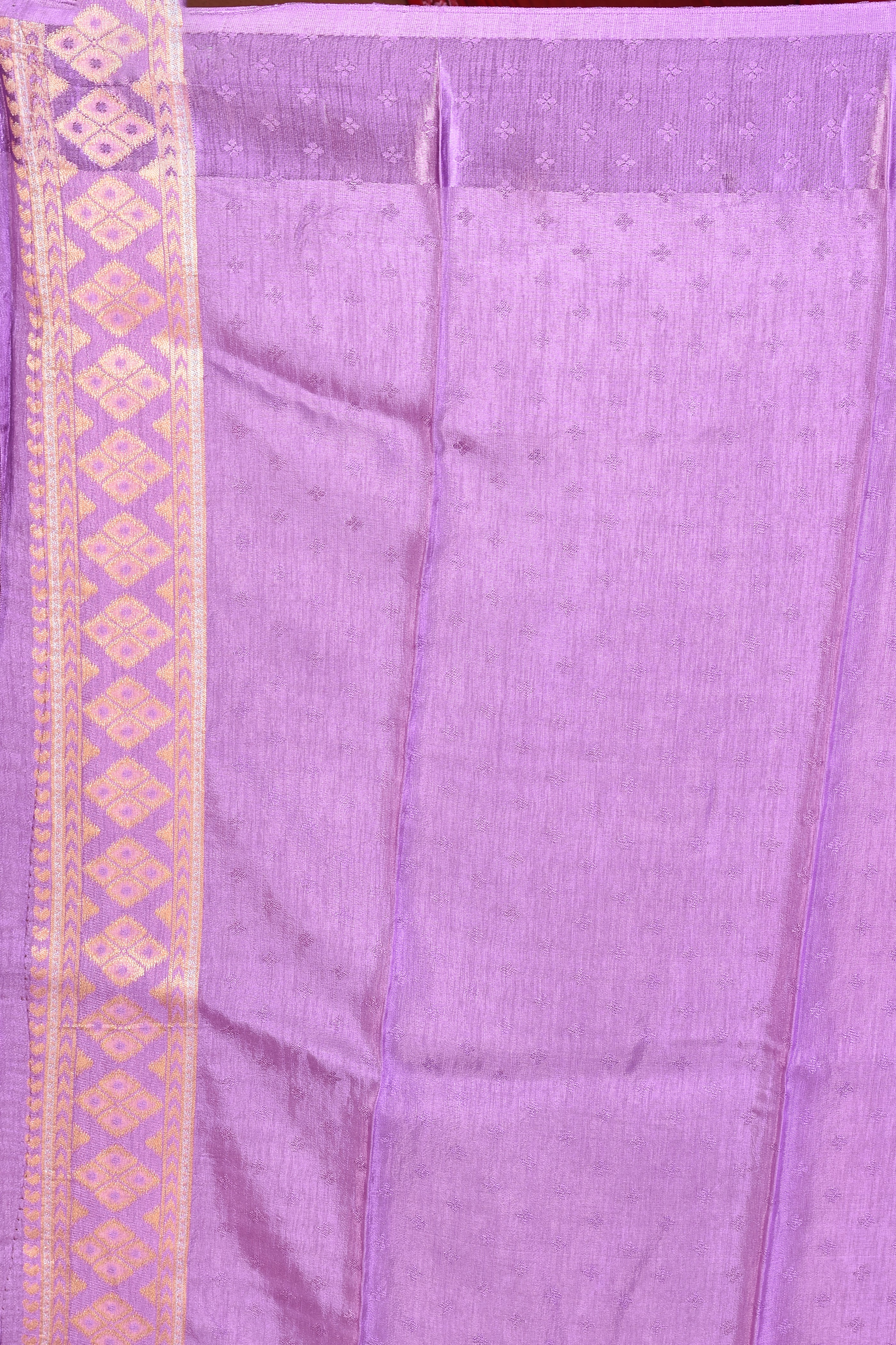 Purple Blended Silk Saree - Keya Seth Exclusive