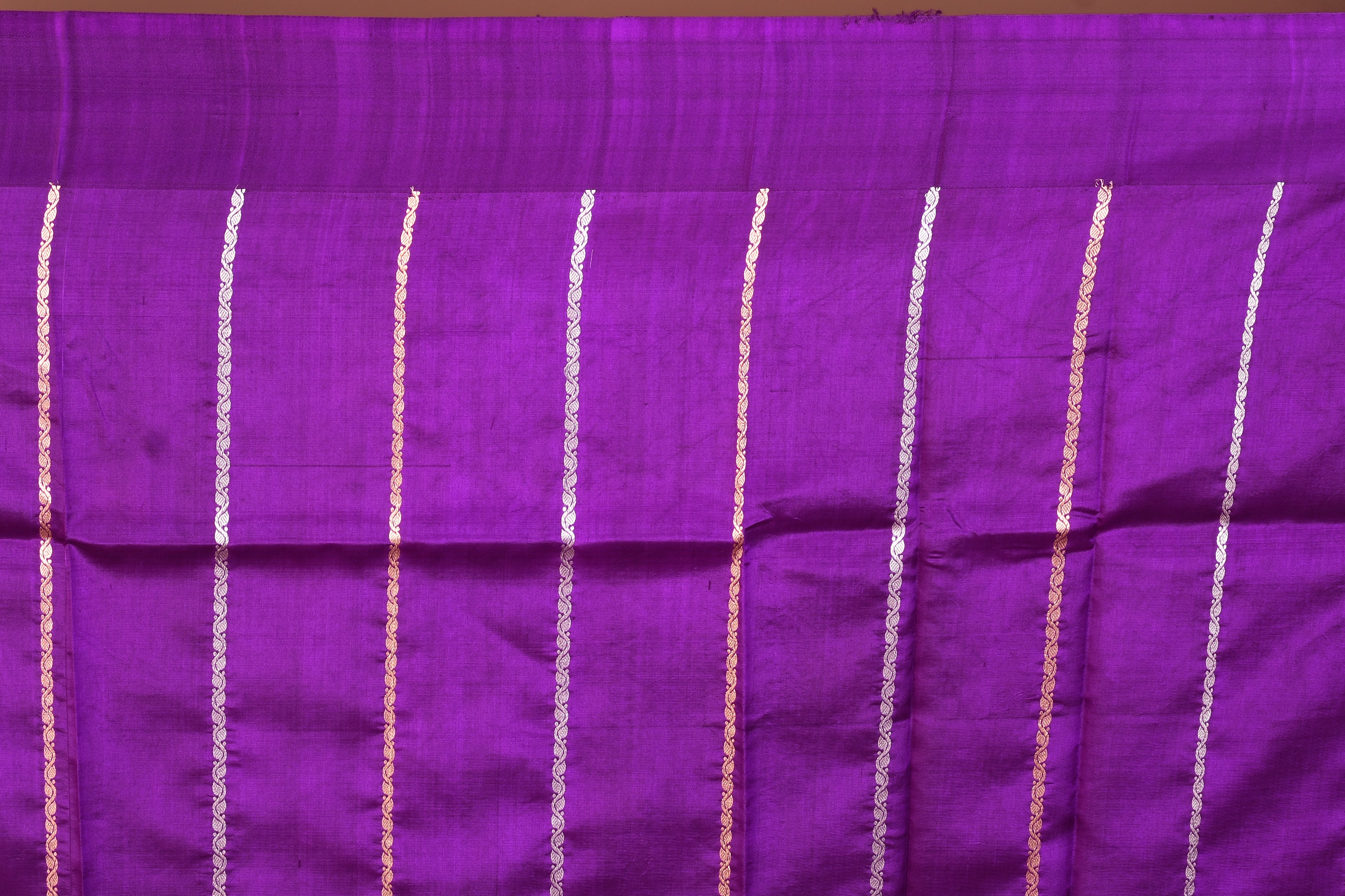 Violet Pure Katan Saree - Keya Seth Exclusive