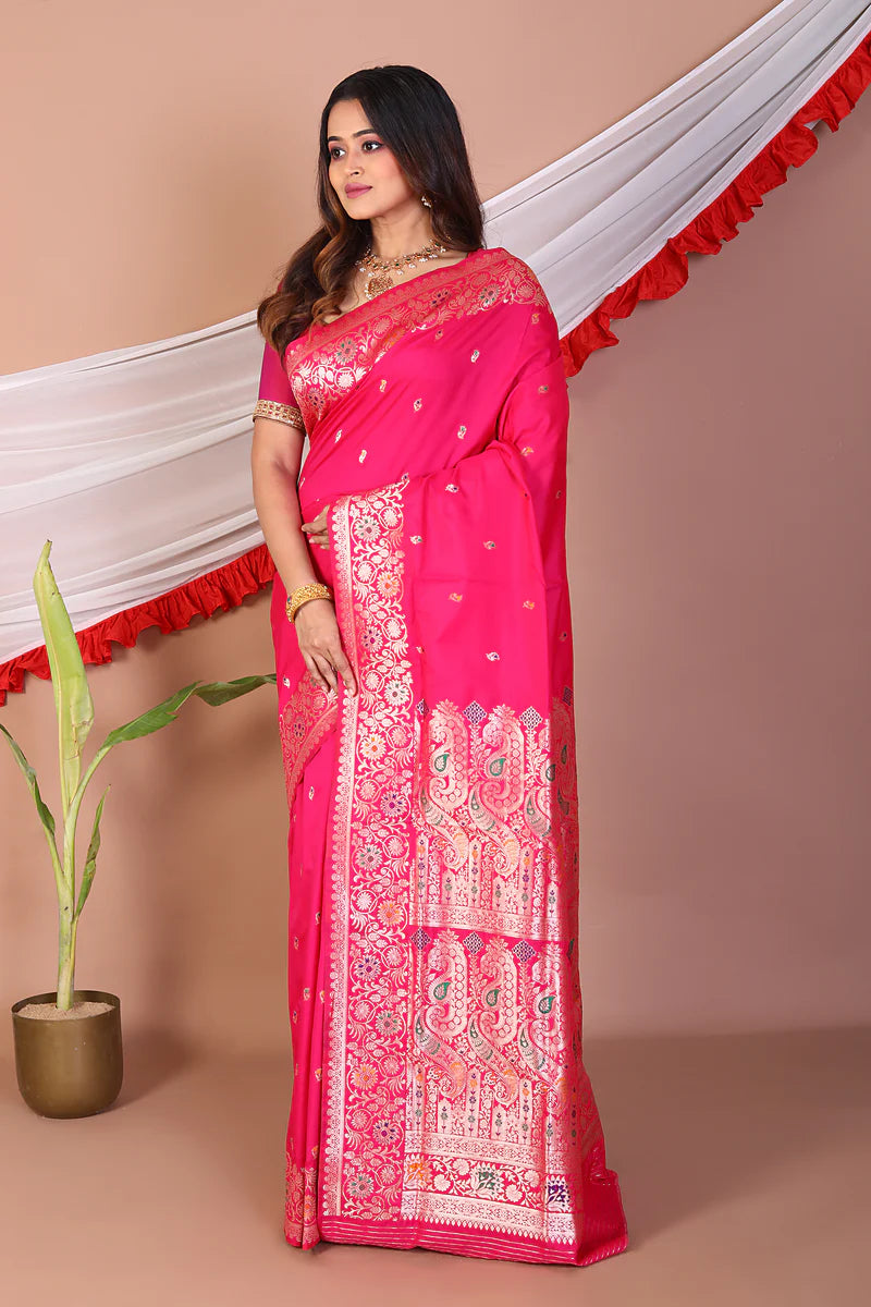 Rani Art Silk Saree - Keya Seth Exclusive