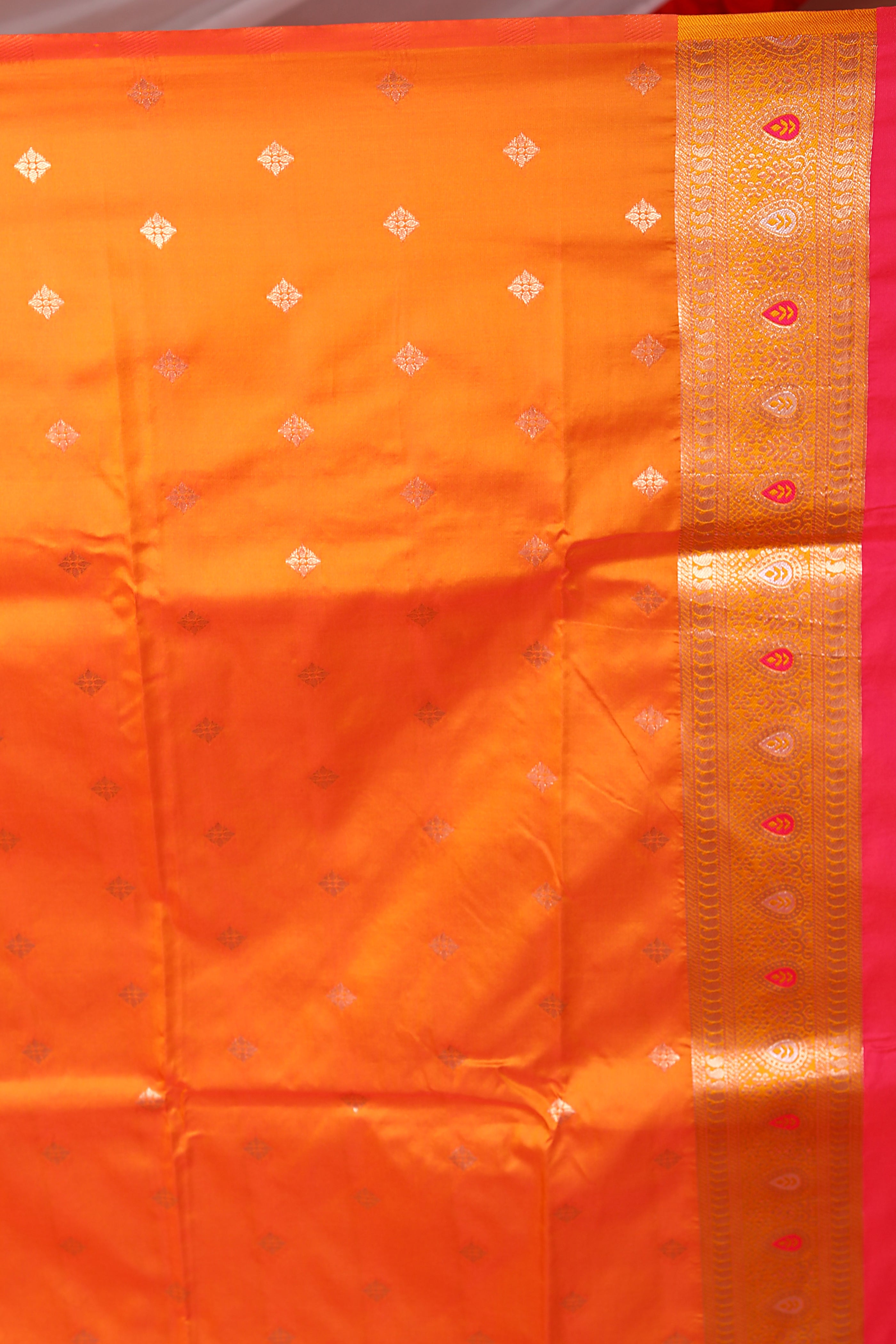 Rose Pink Blended Mashru Silk Saree - Keya Seth Exclusive