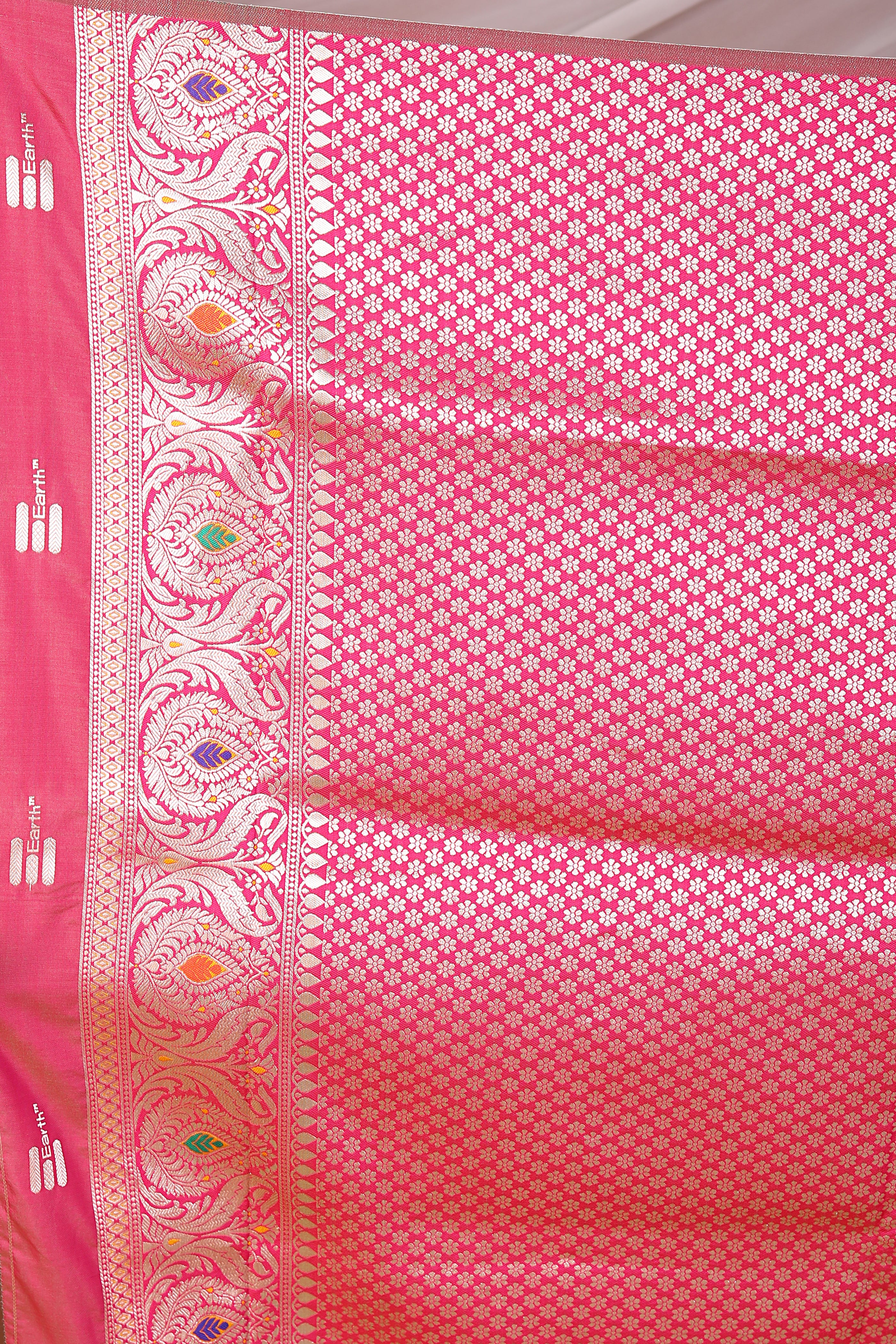 Olive Blended Mashru Silk Saree - Keya Seth Exclusive