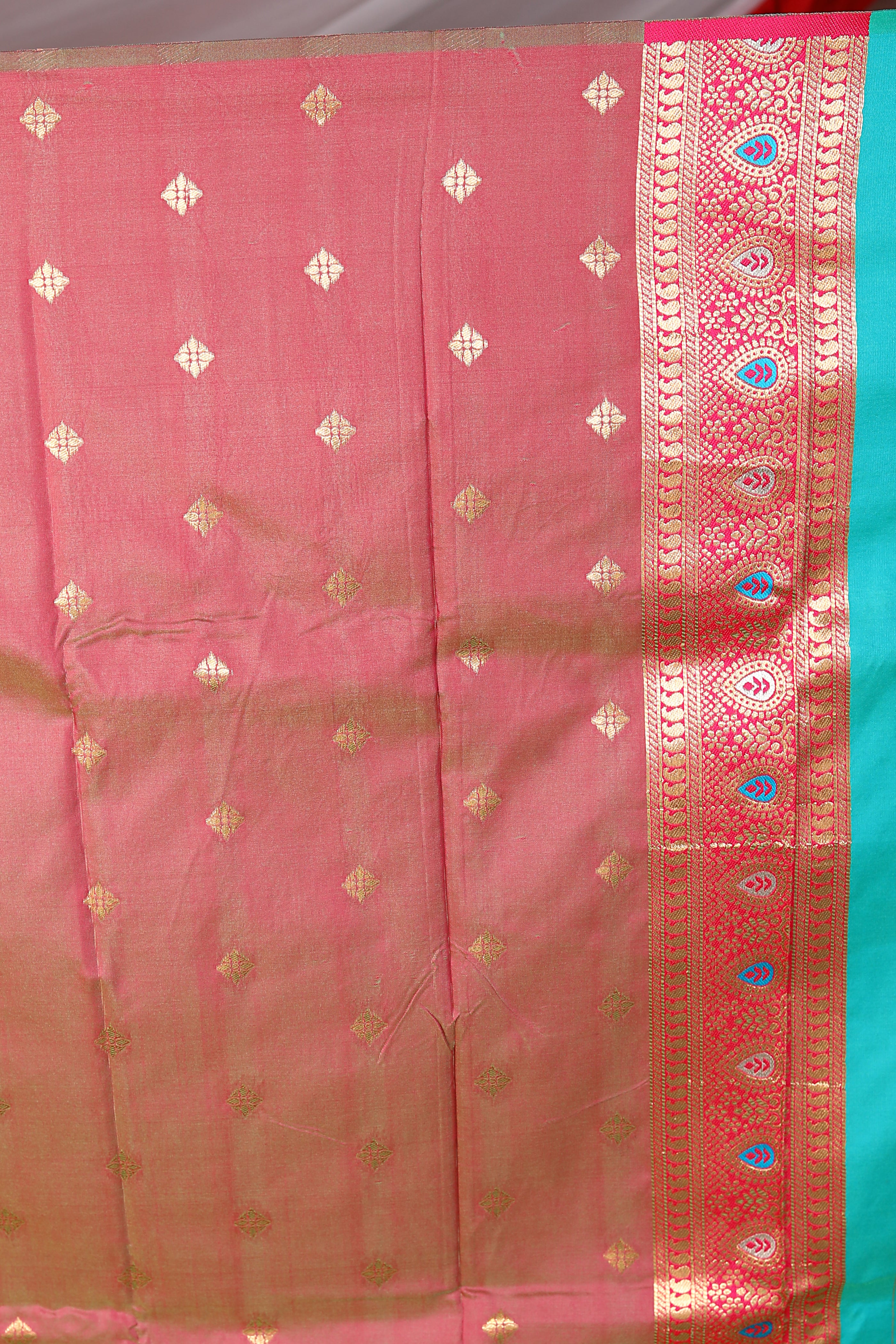 Rama Green Blended Mashru Silk Saree - Keya Seth Exclusive