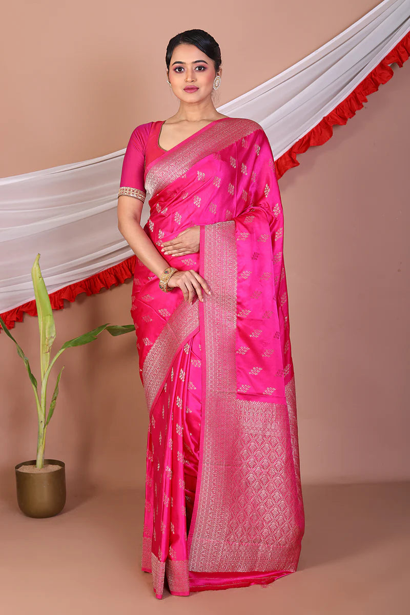 Rani Blended Mashru Silk Saree - Keya Seth Exclusive
