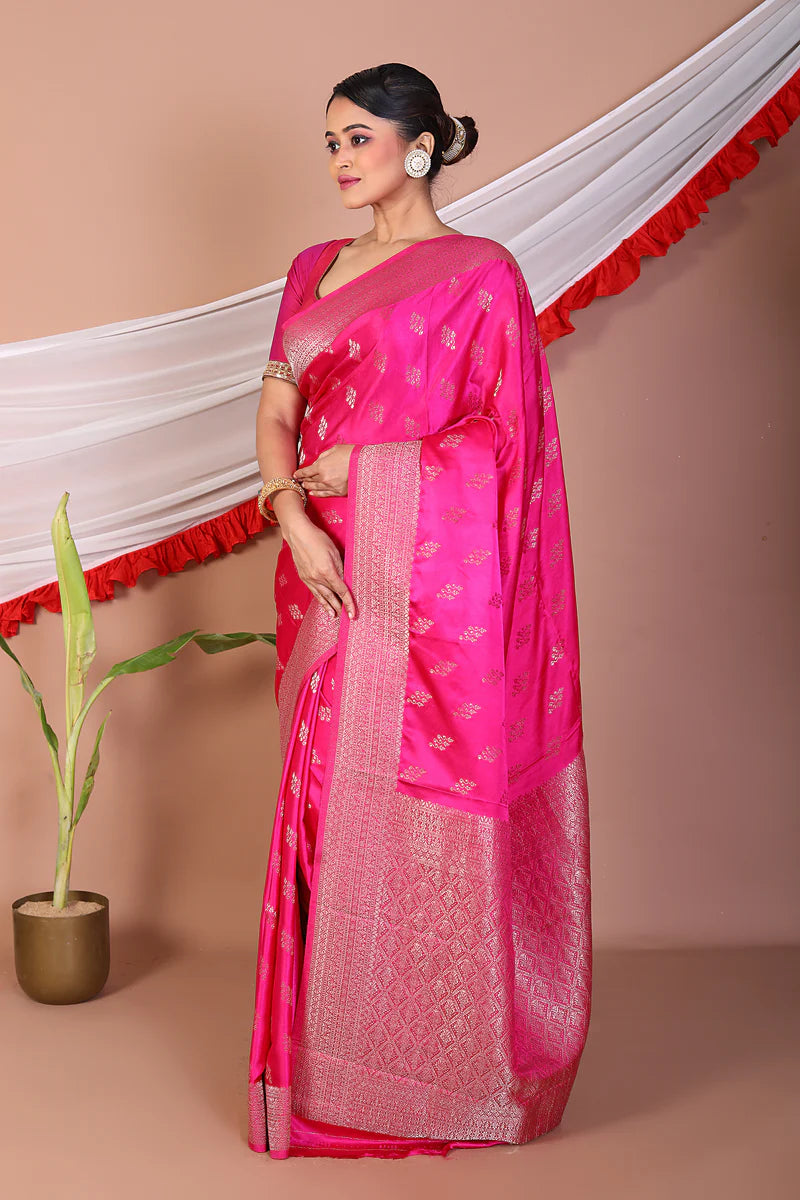 Rani Blended Mashru Silk Saree - Keya Seth Exclusive