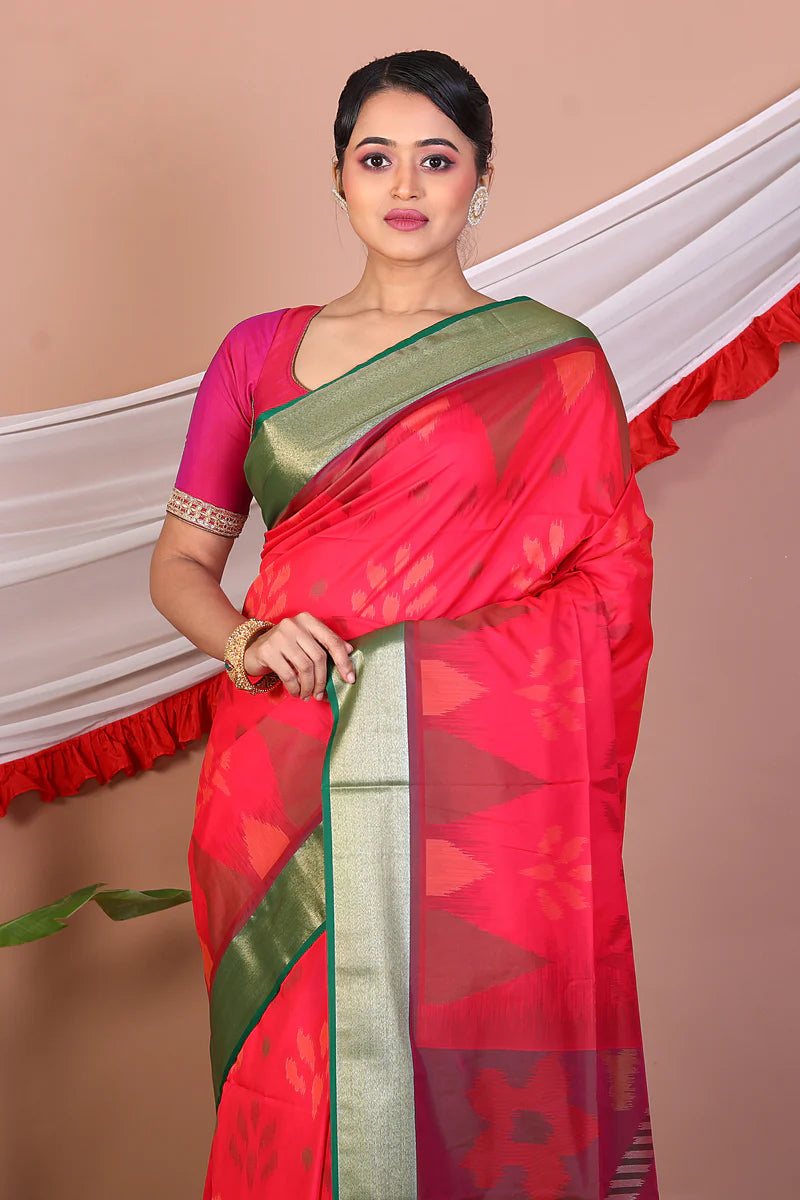 Rani Blended Bangalore Silk Saree - Keya Seth Exclusive