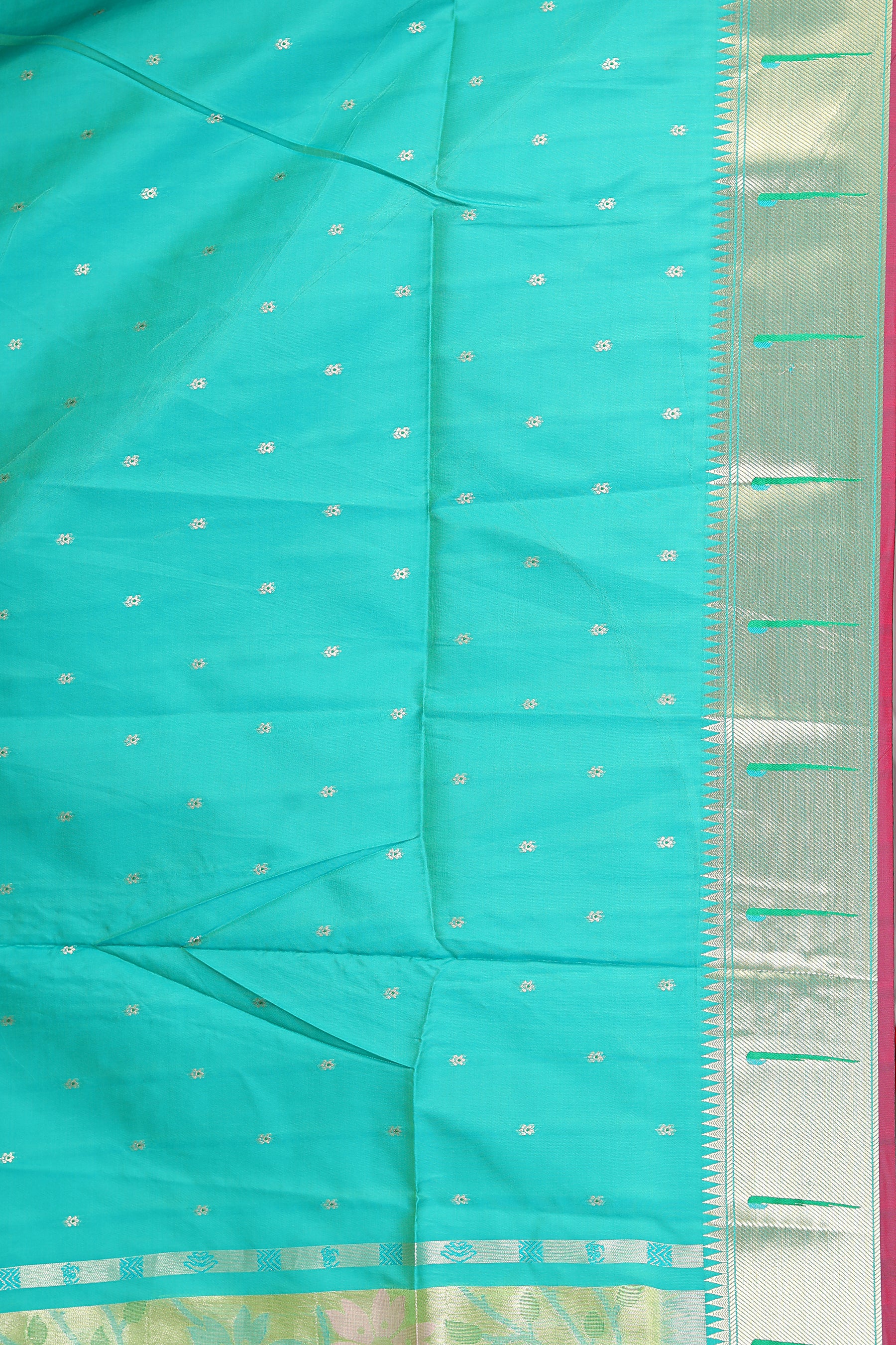 Green Blended Bangalore Silk Saree - Keya Seth Exclusive