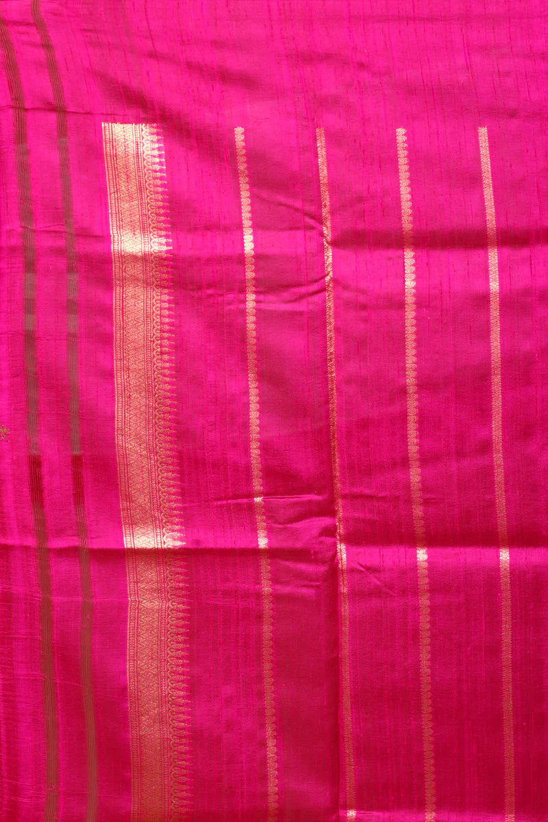 Pink Ghicha Silk Saree - Keya Seth Exclusive