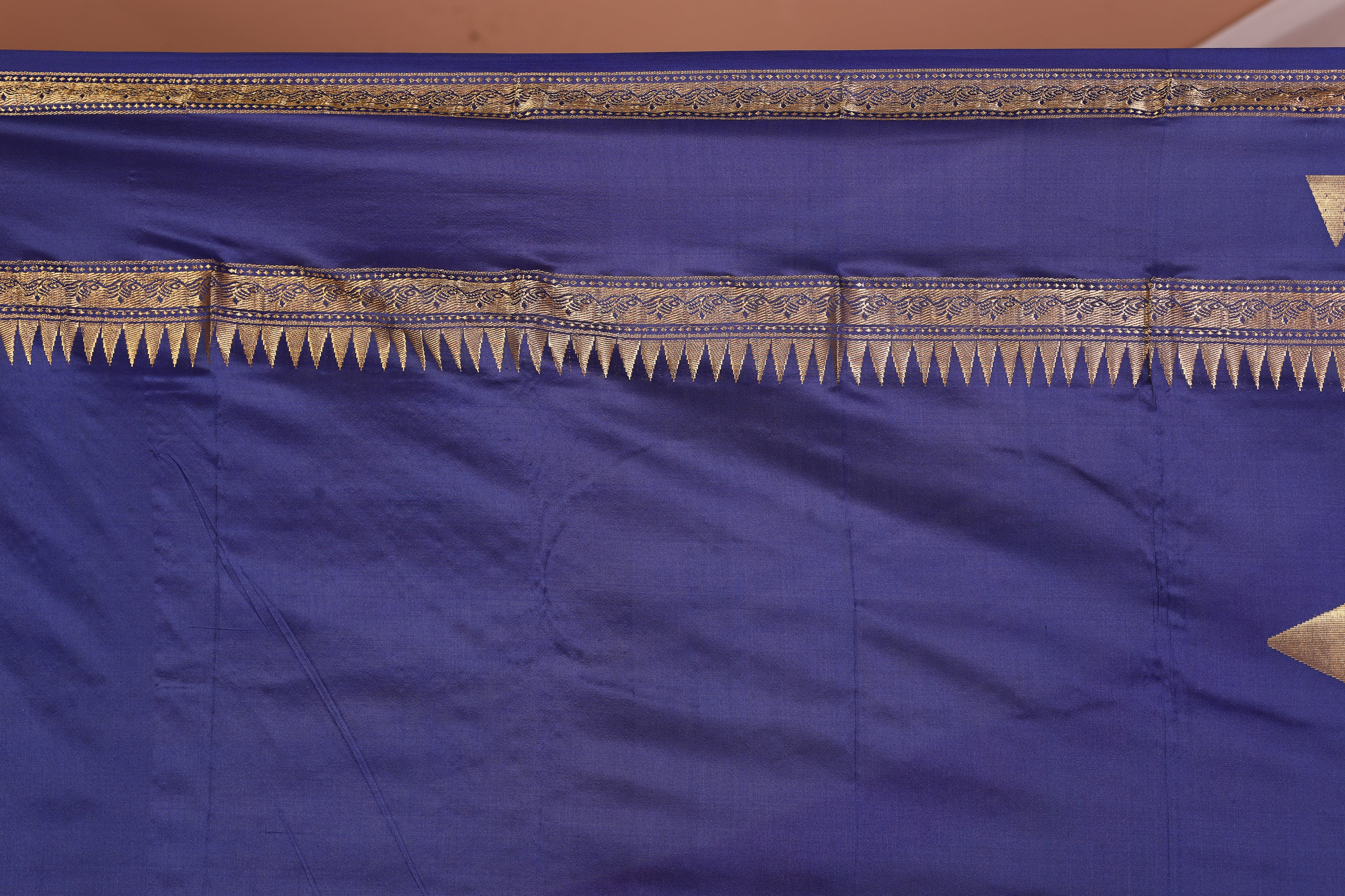 Bright Pink Pure Kanjivaram Silk Saree - Keya Seth Exclusive