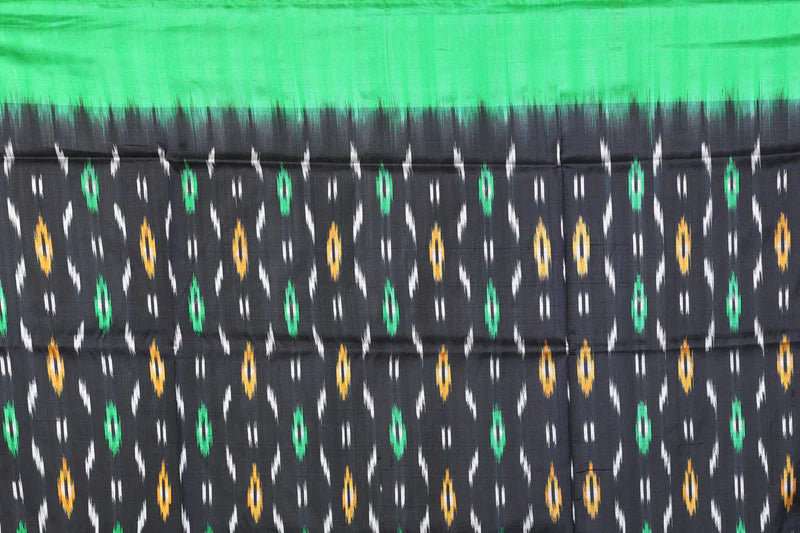 Black Pure Ikkat Saree - Keya Seth Exclusive