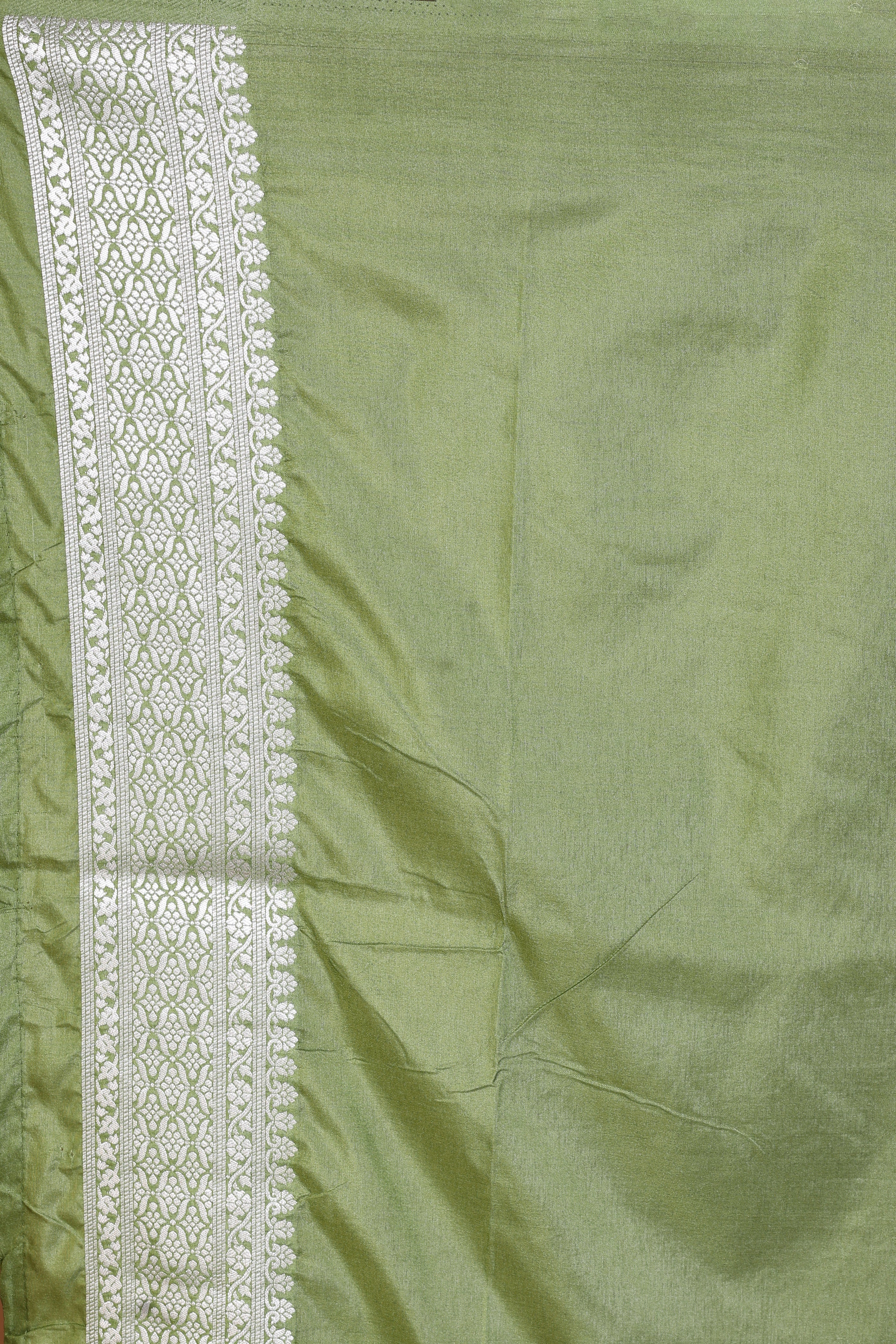Green Blended Silk Saree - Keya Seth Exclusive