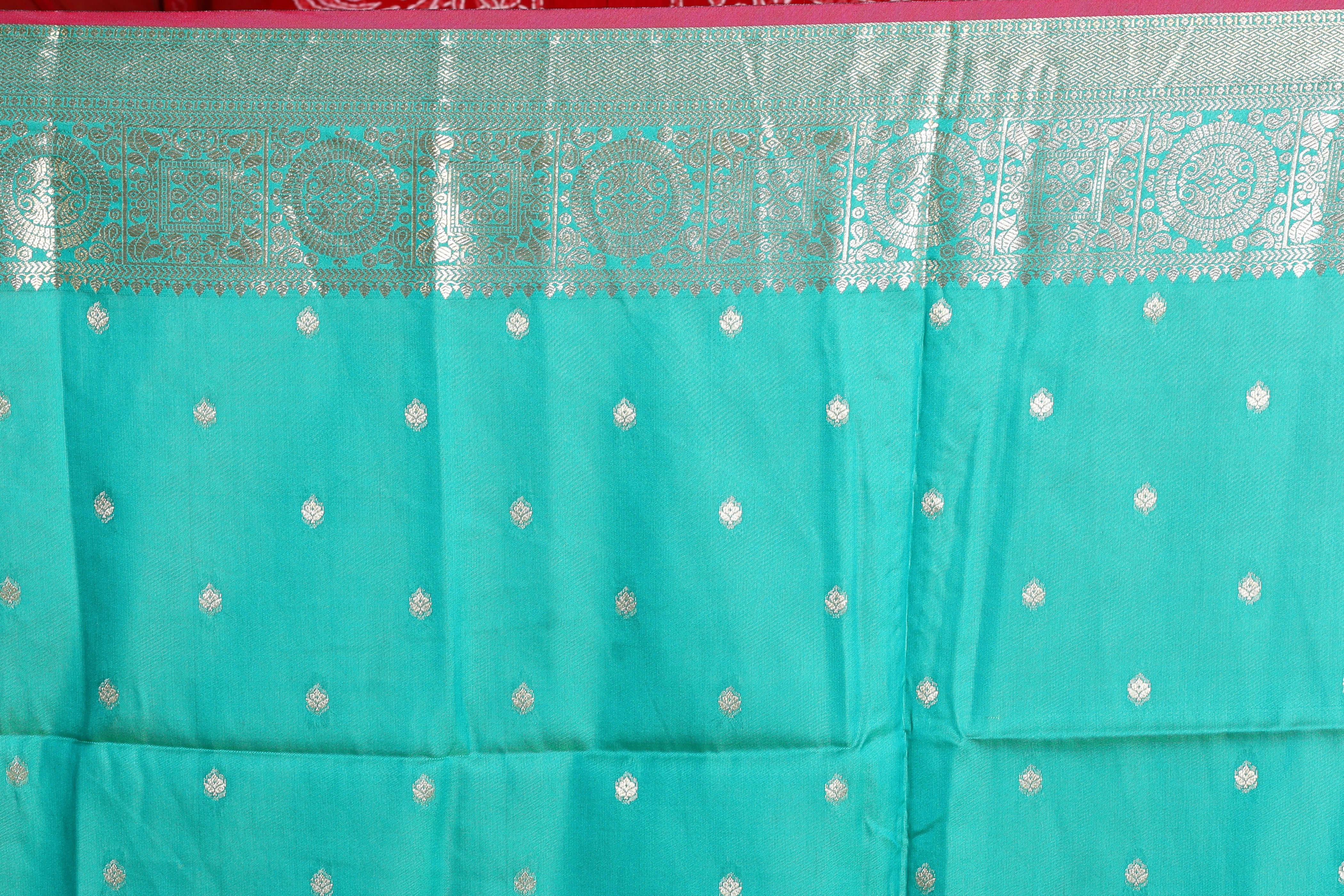Green Blended Handloom Ikkat Silk Saree - Keya Seth Exclusive