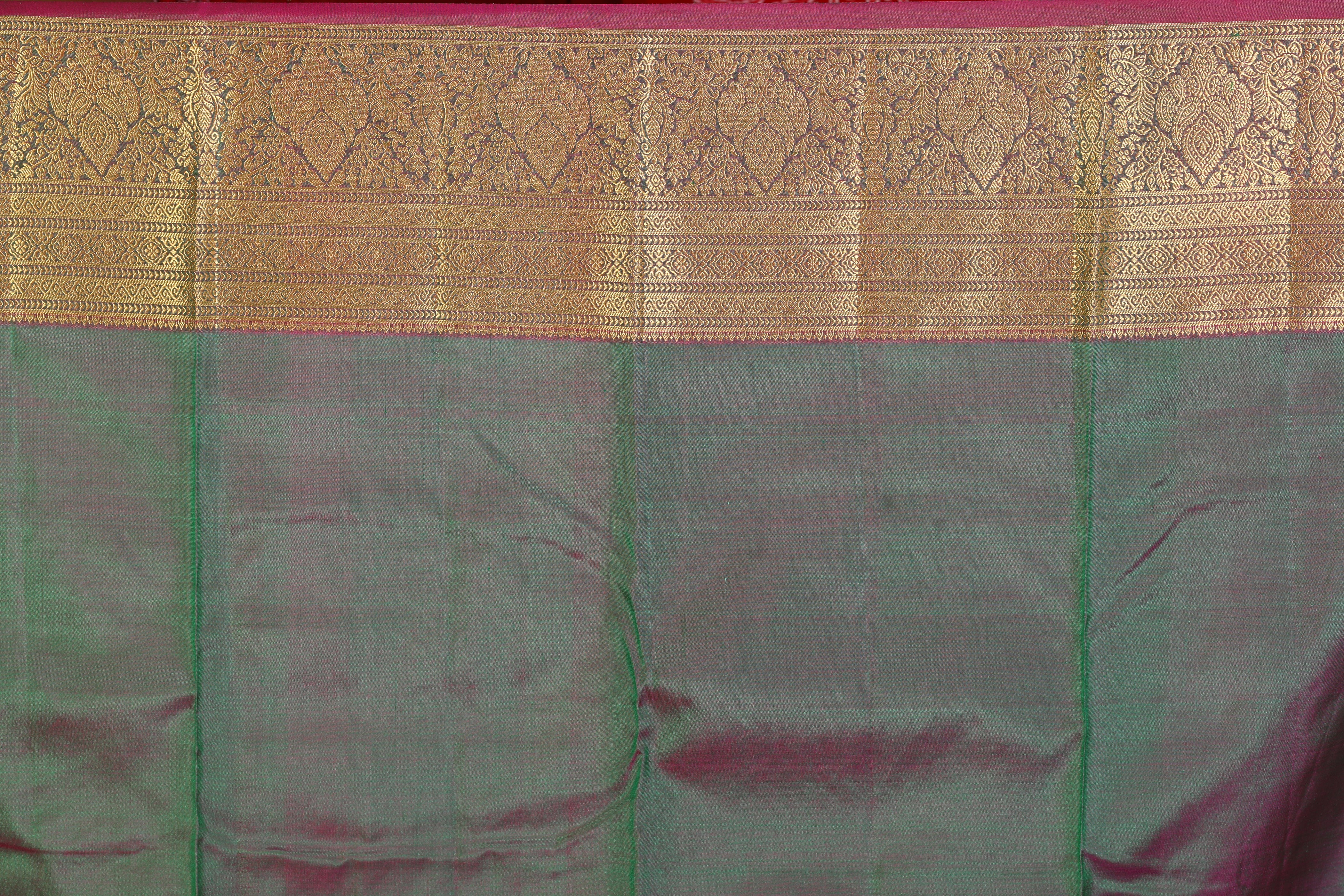 Deep Green Pure Kanjivaram Silk Saree - Keya Seth Exclusive