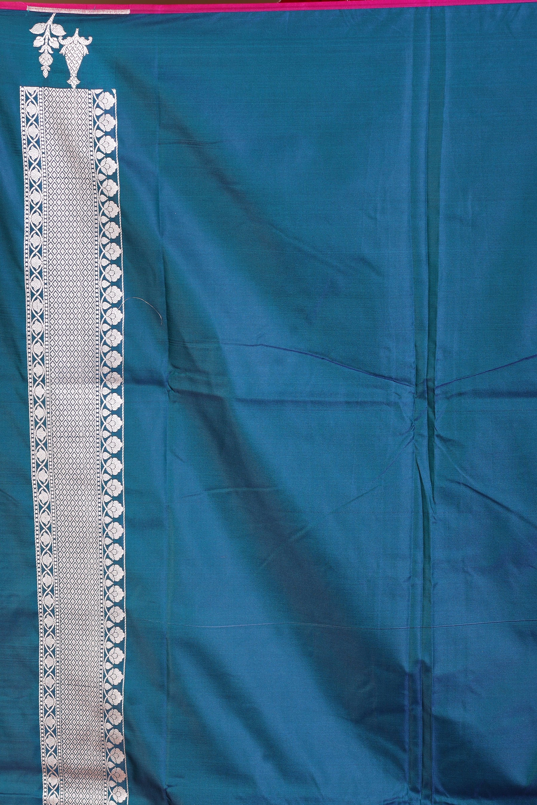 Blue Blended Mashru Silk Saree - Keya Seth Exclusive