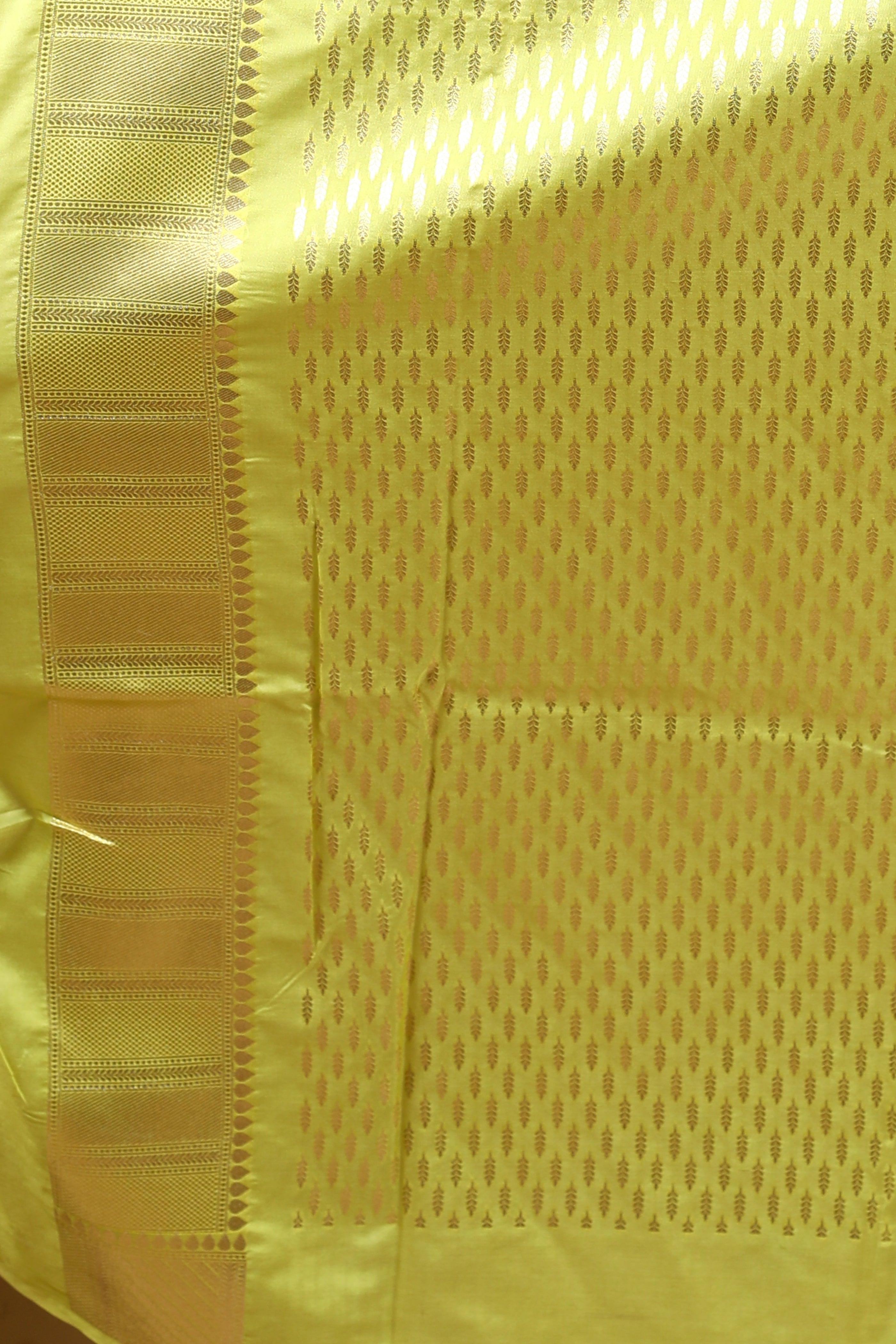 Green Blended Blended Silk Saree