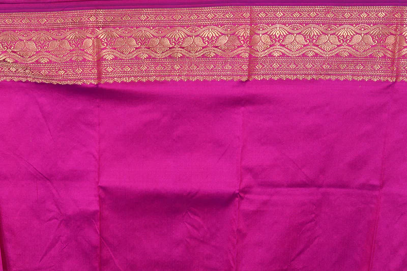 Magenta Pure Kanjivaram Silk Saree - Keya Seth Exclusive