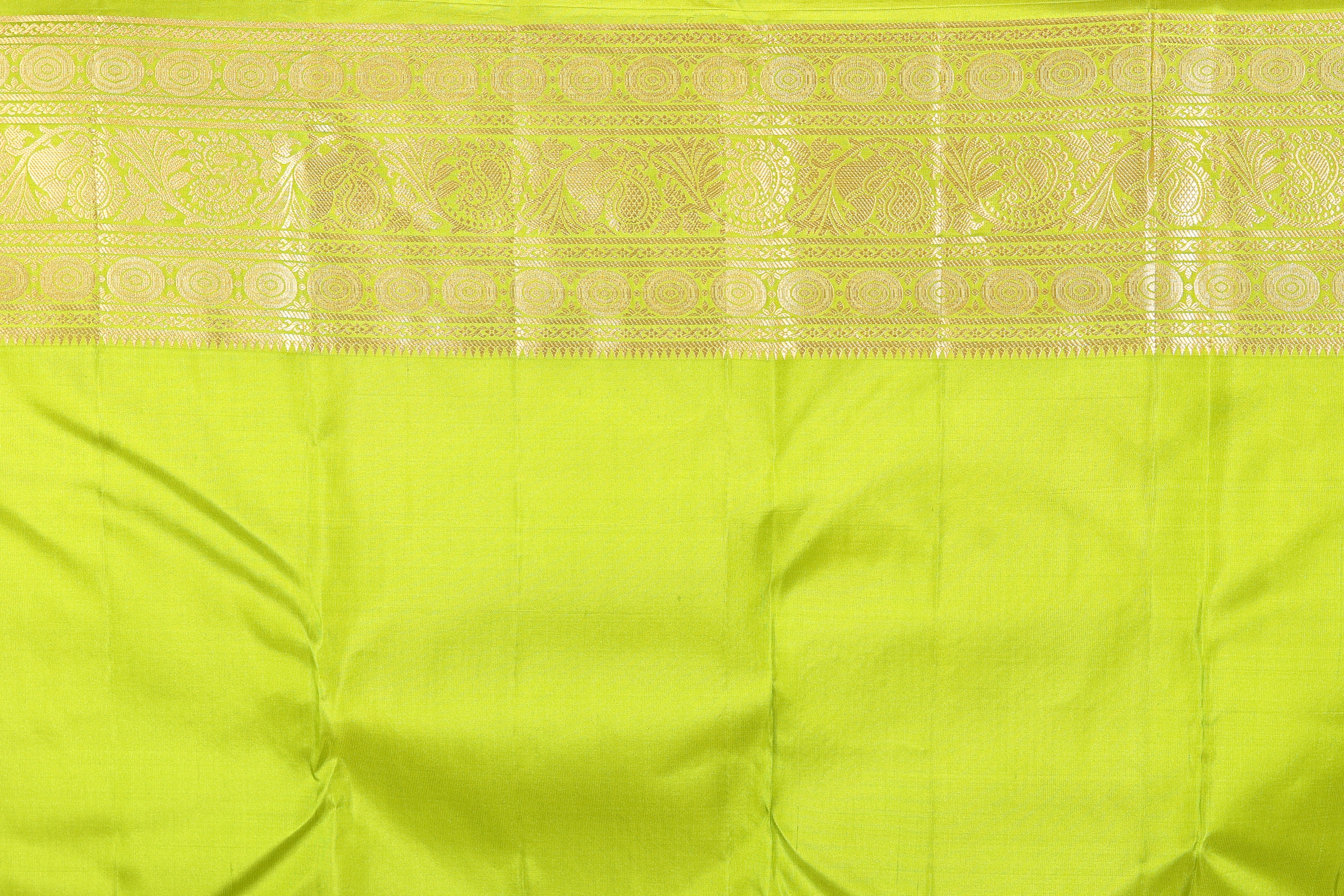 Offwhite Pure Kanjivaram Silk Saree - Keya Seth Exclusive