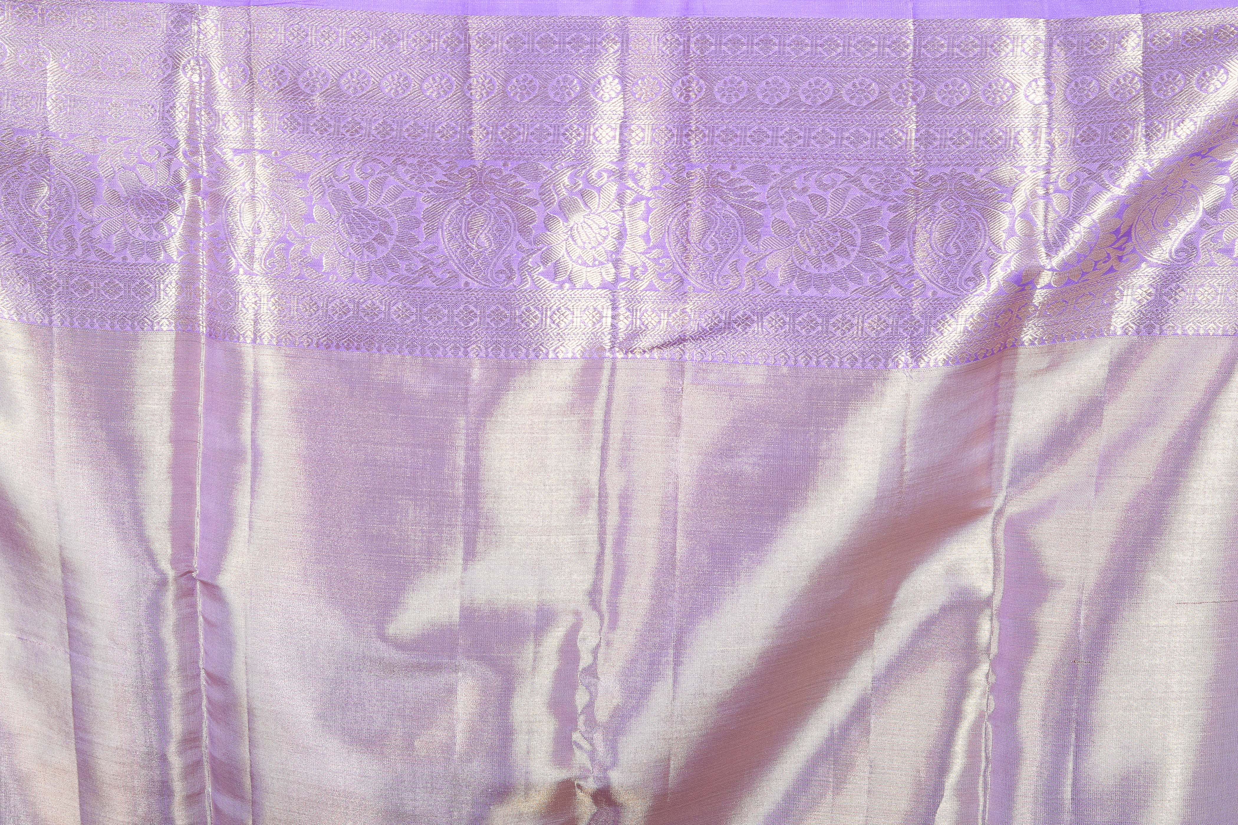 Purple Pure Tissue Kanjivaram Saree - Keya Seth Exclusive