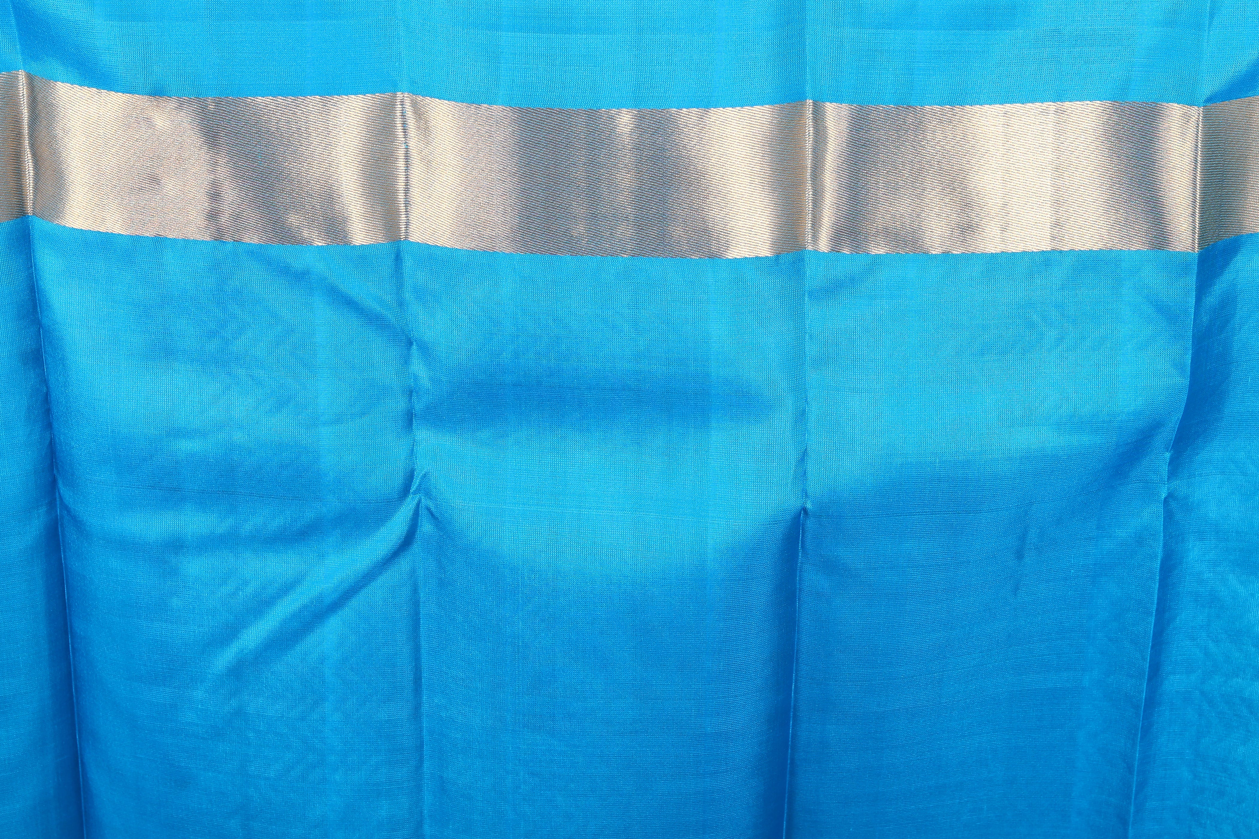 Blue Multicolored Pure Kanjivaram Saree - Keya Seth Exclusive