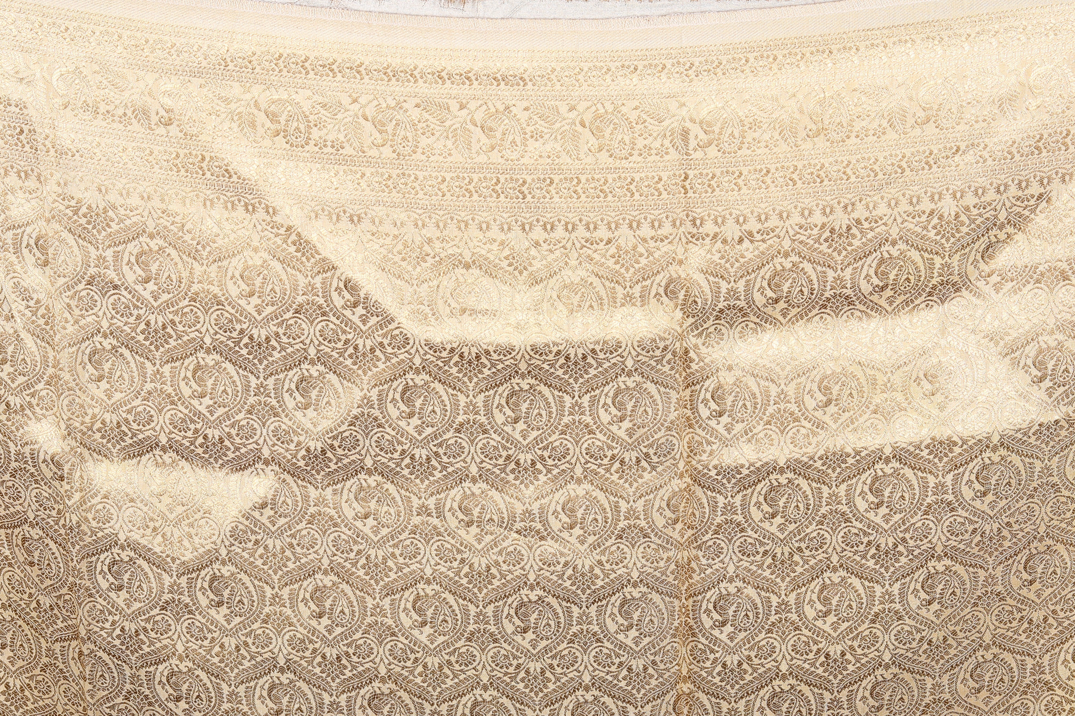 Designer Offwhite Khaddi Georgette Saree - Keya Seth Exclusive