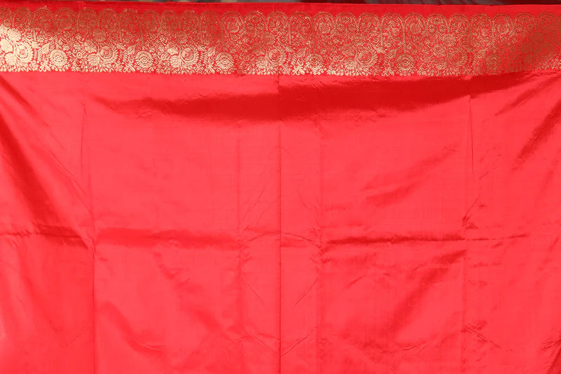 White Pure Katan Saree - Keya Seth Exclusive