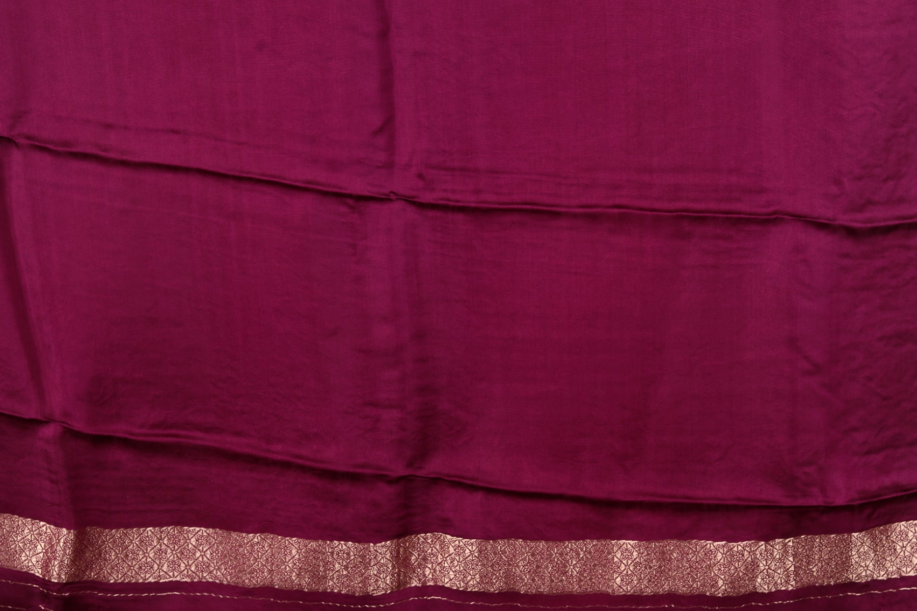 Wine Blended Satin Silk Saree - Keya Seth Exclusive