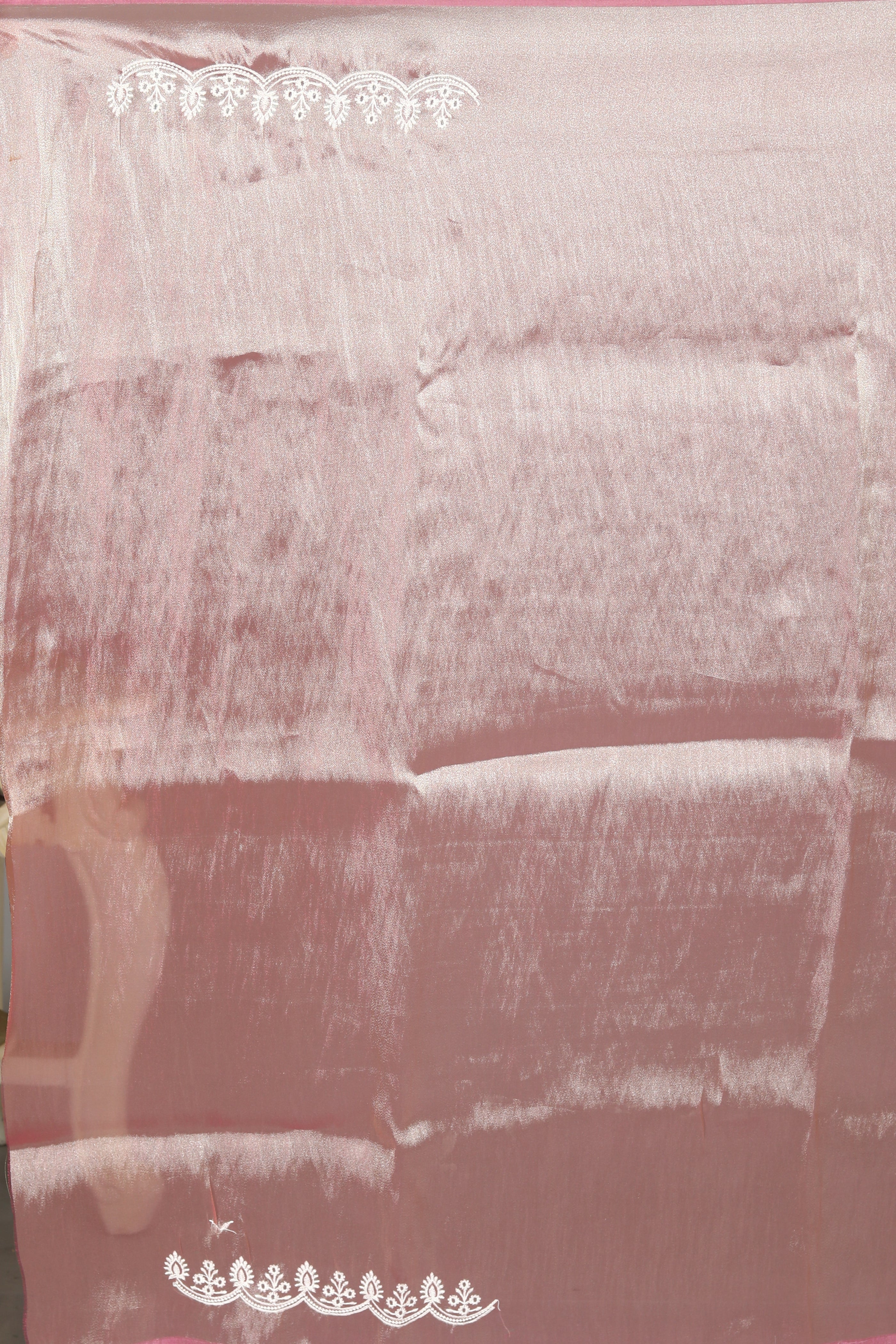Pink Blended Organza Saree