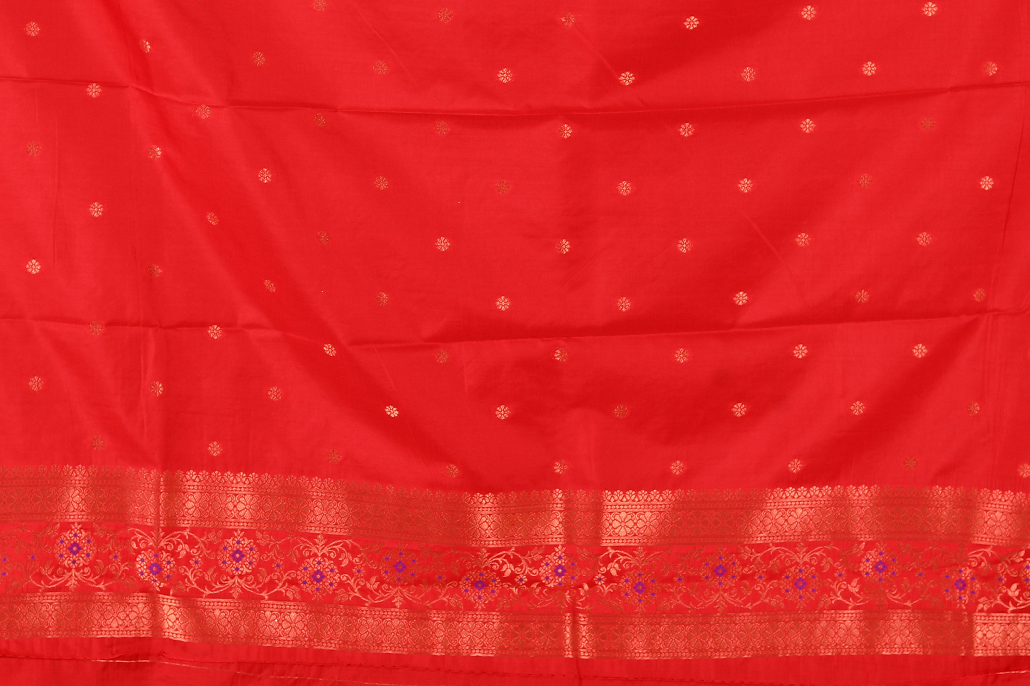 Olive Green Blended Satin Silk Saree - Keya Seth Exclusive