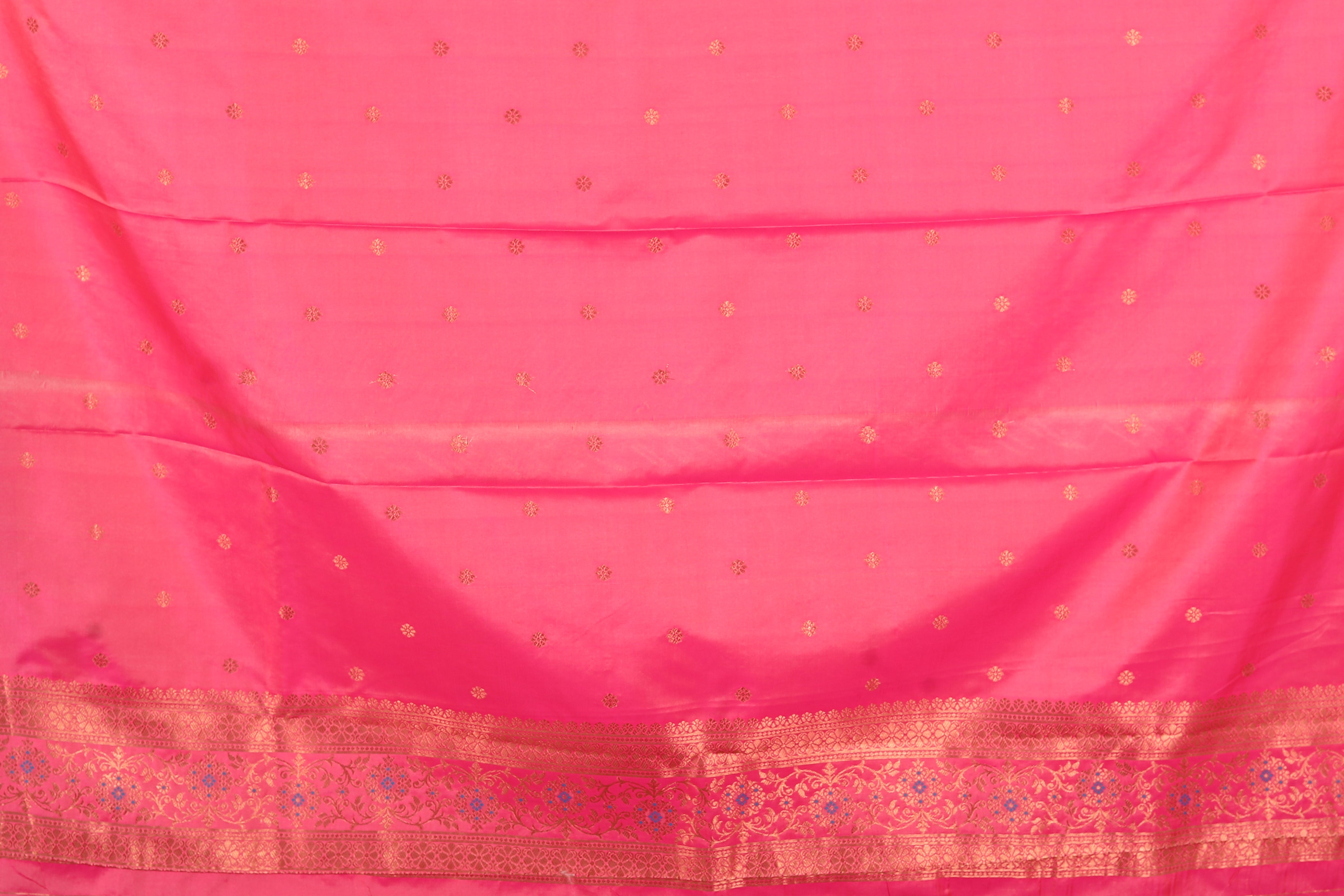 White Blended Satin Silk Saree - Keya Seth Exclusive