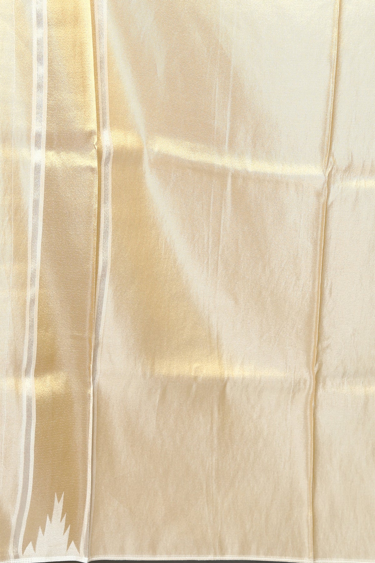 Offwhite Blended Tissue Silk Saree