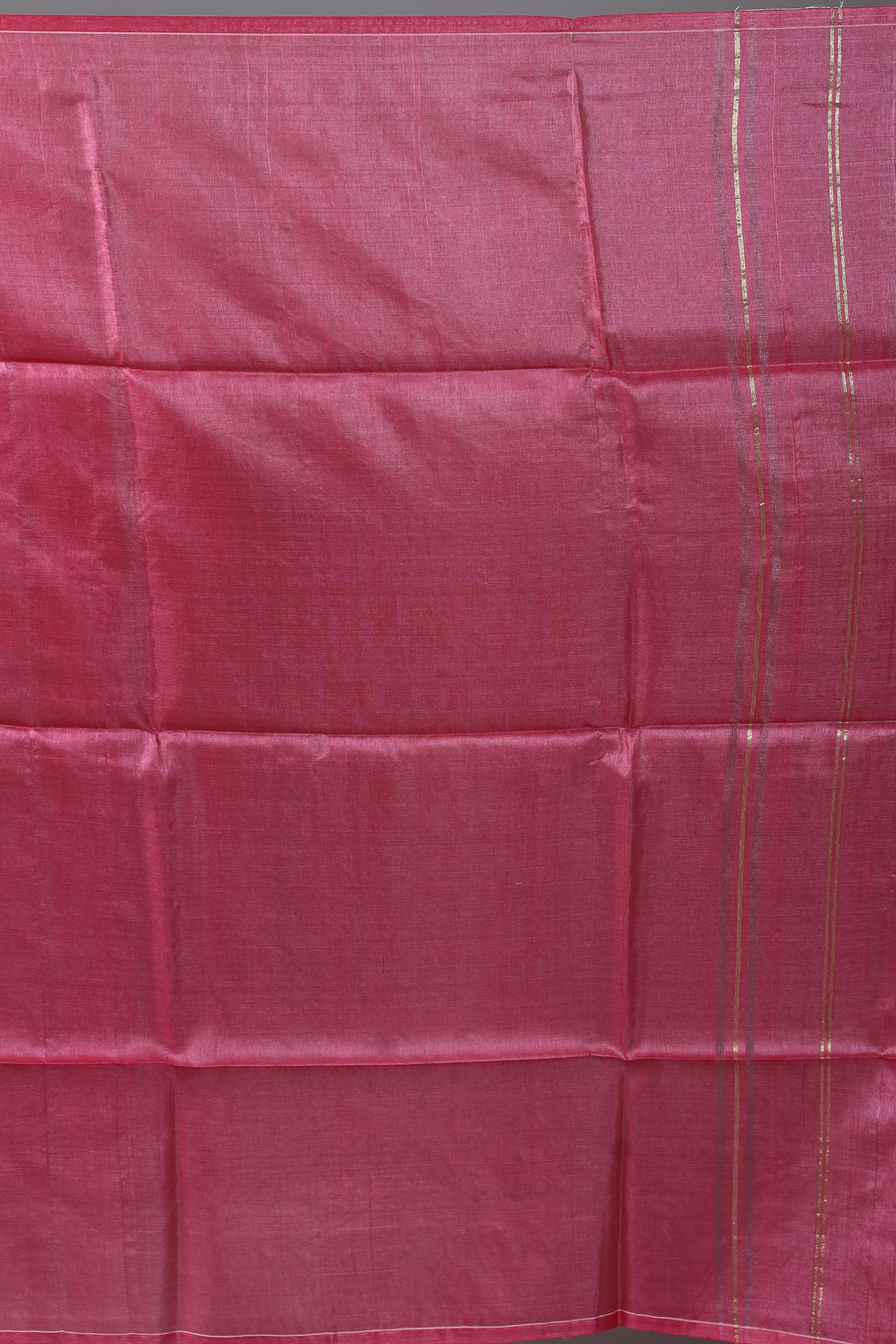 Magenta Pure Tussar Saree
