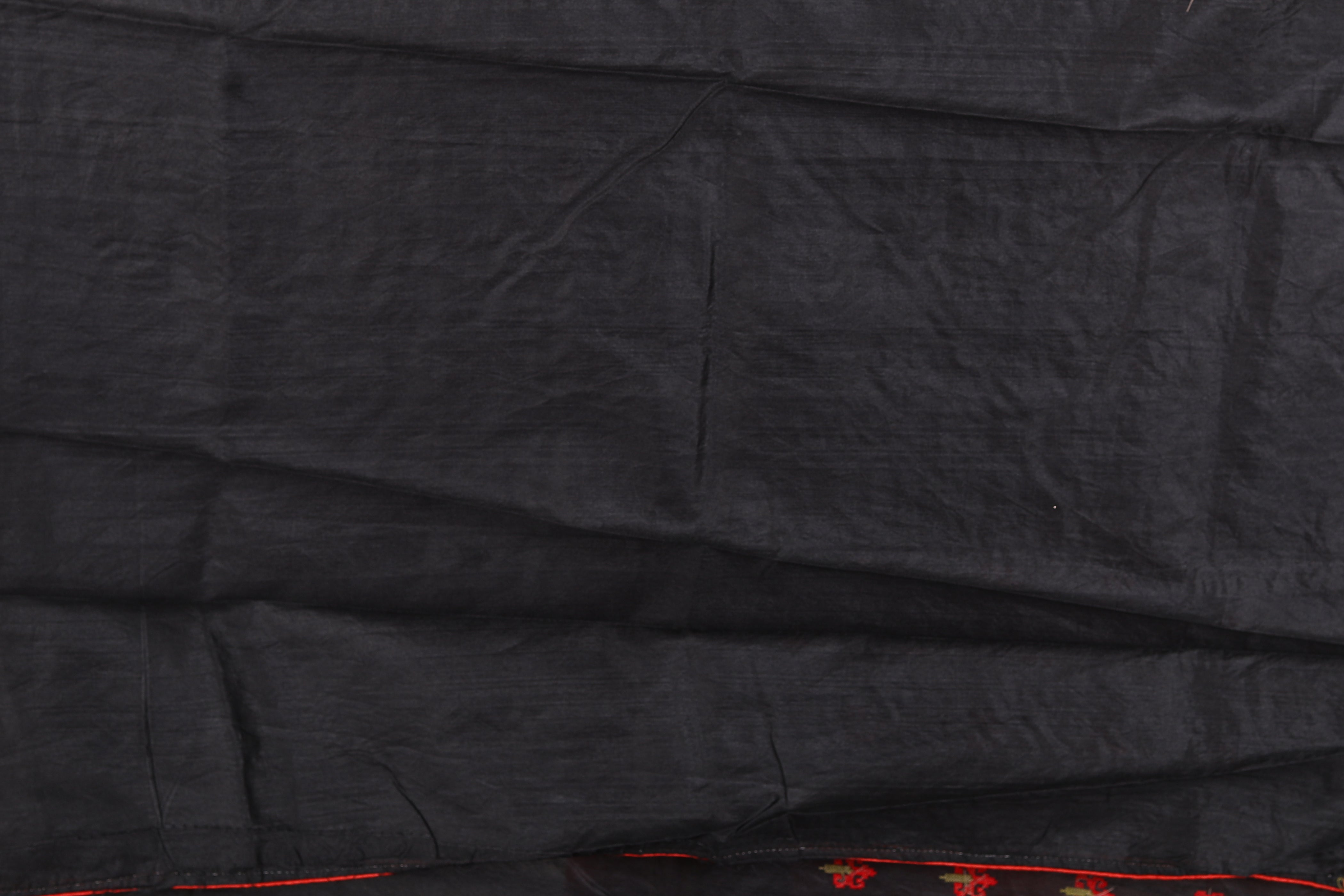 Black Blended Tussar Saree - Keya Seth Exclusive