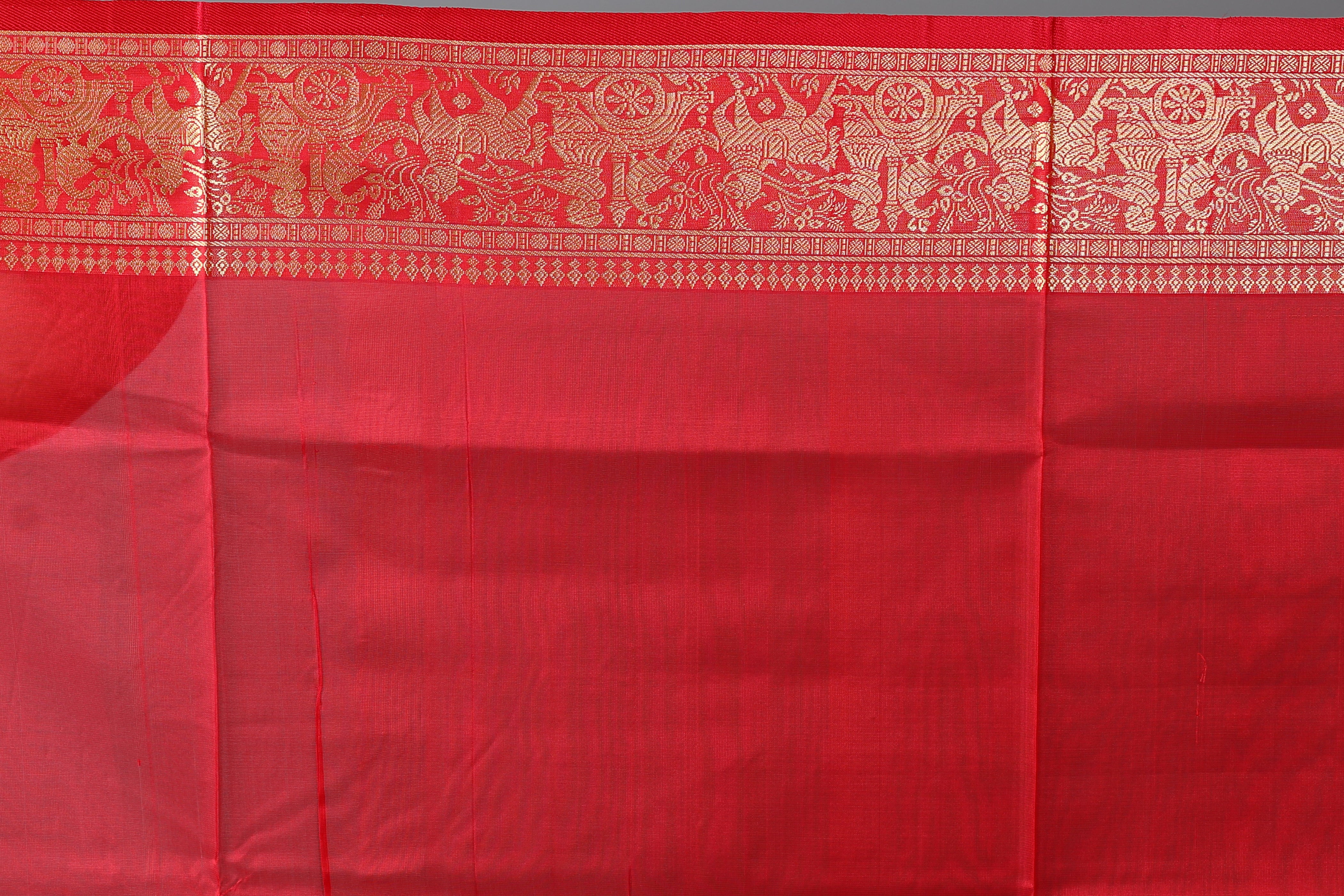 Navy Blue Blended Kanjivaram Silk Saree