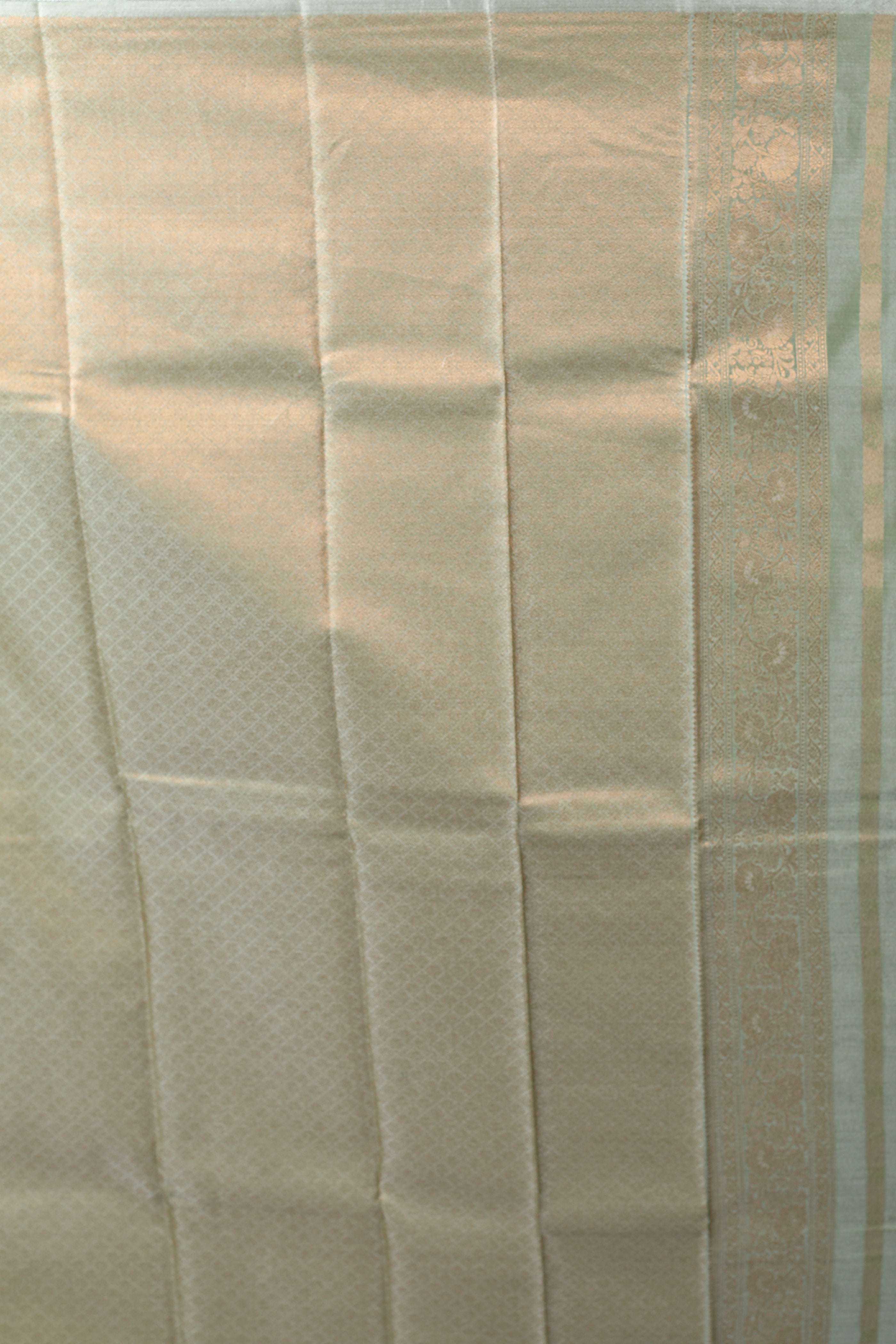 Light Green Blended Tissue Kanjivaram Saree