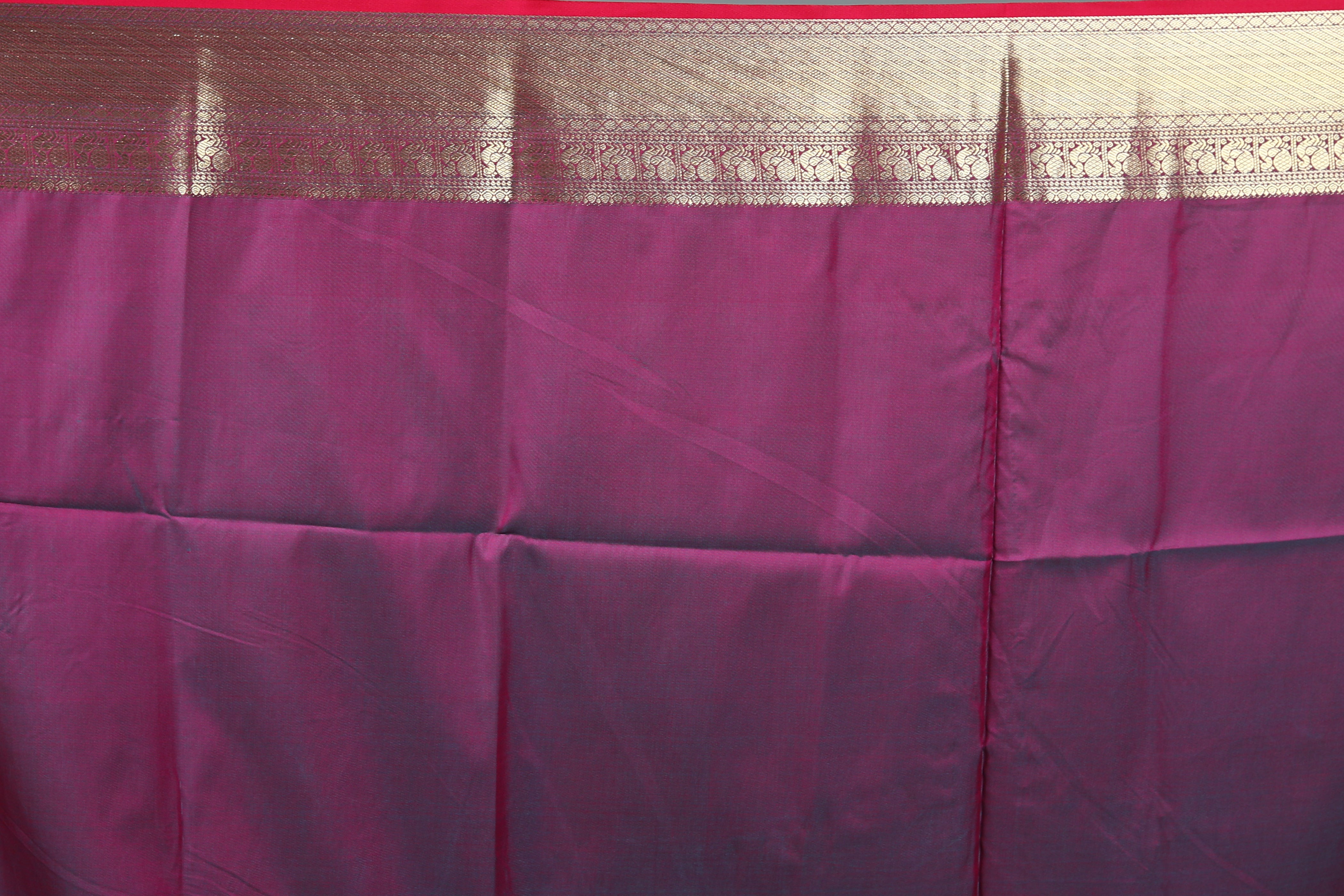 Sea Green Blended Kanjivaram Silk Saree